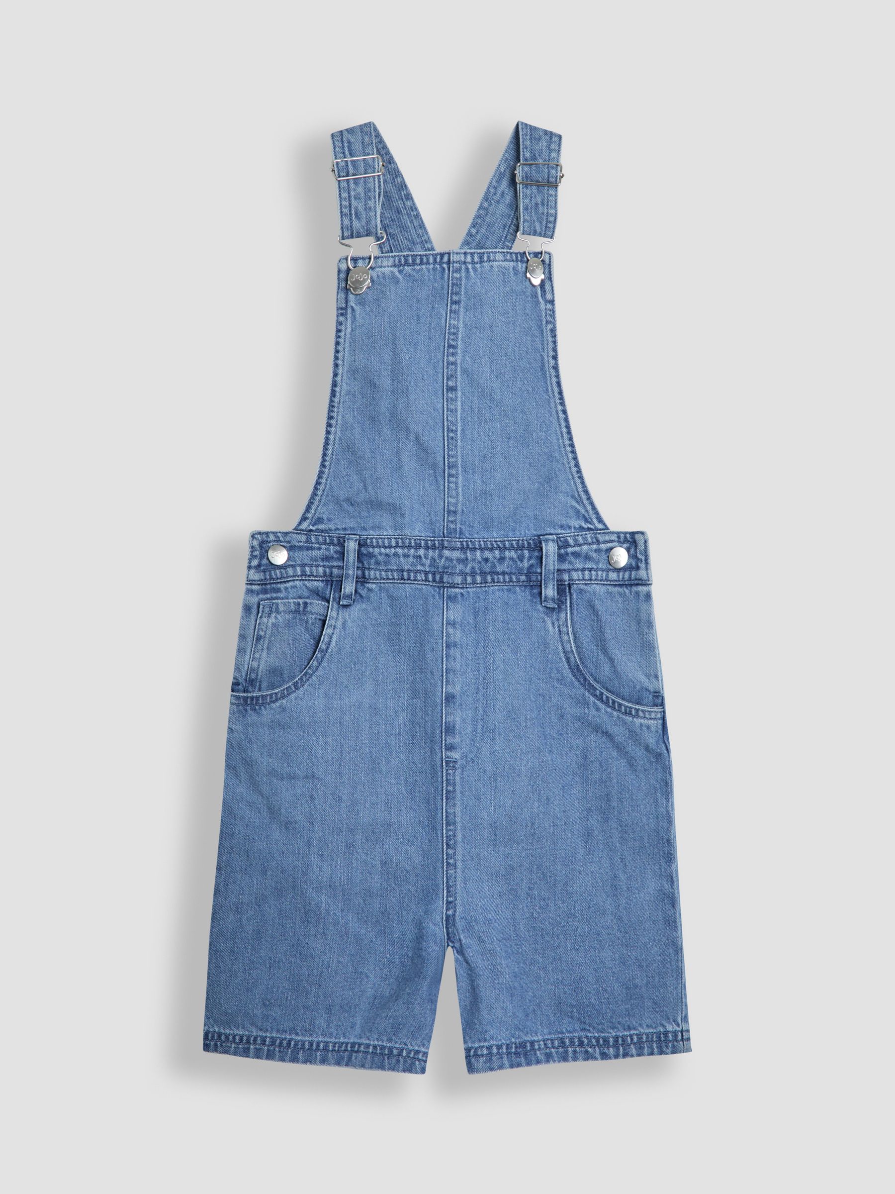 Denim Blue Denim Short Dungarees