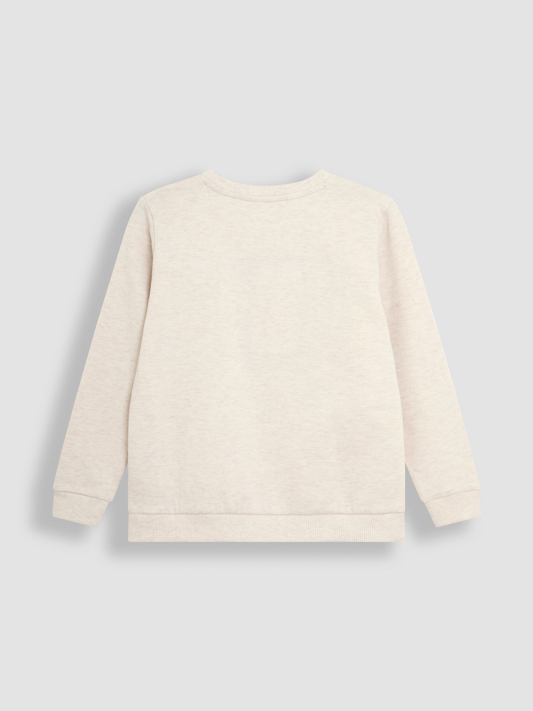 Ecru Dino Graphic Print Sweatshirt