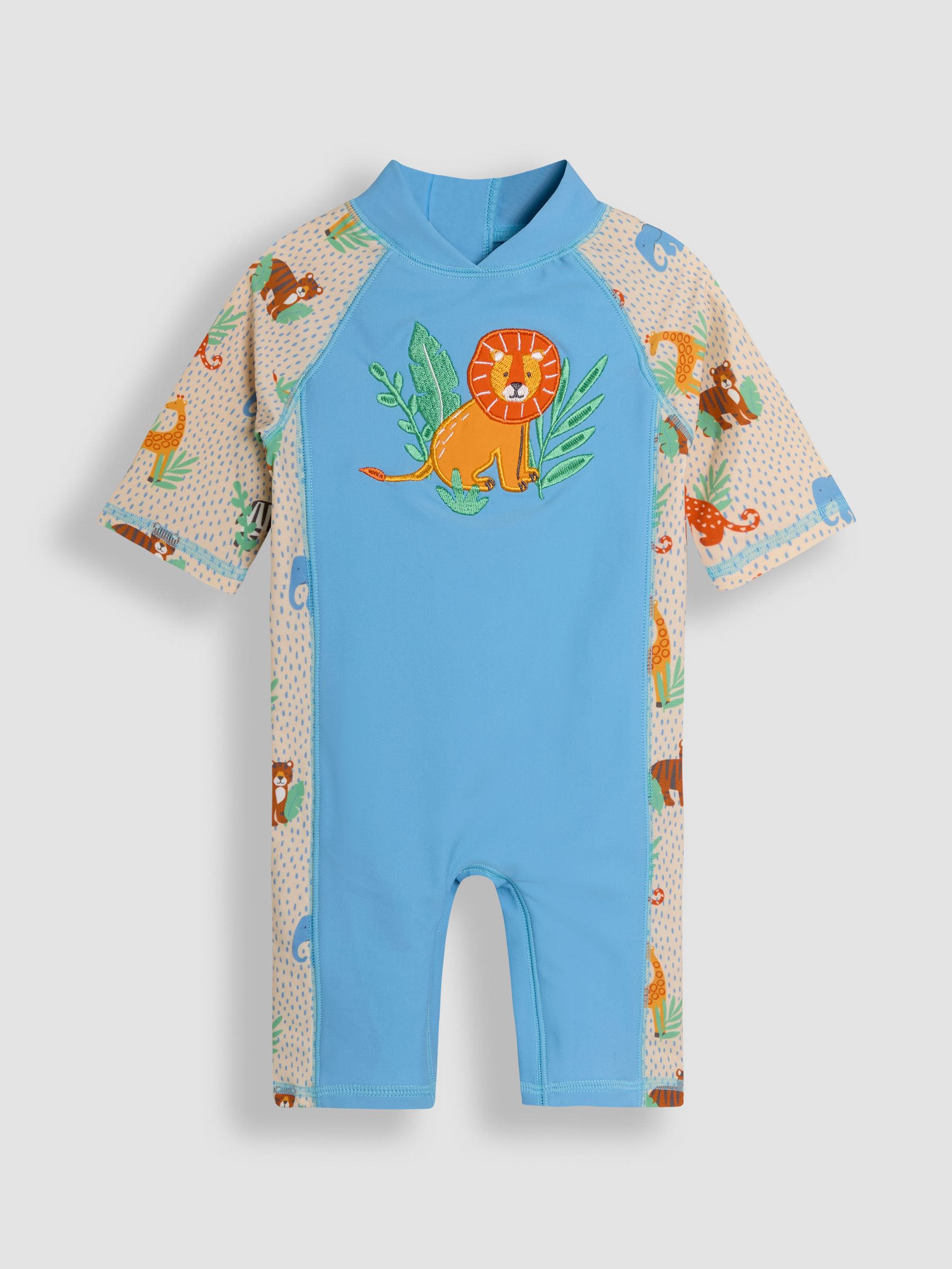 Pale Blue Sun Protection Suit