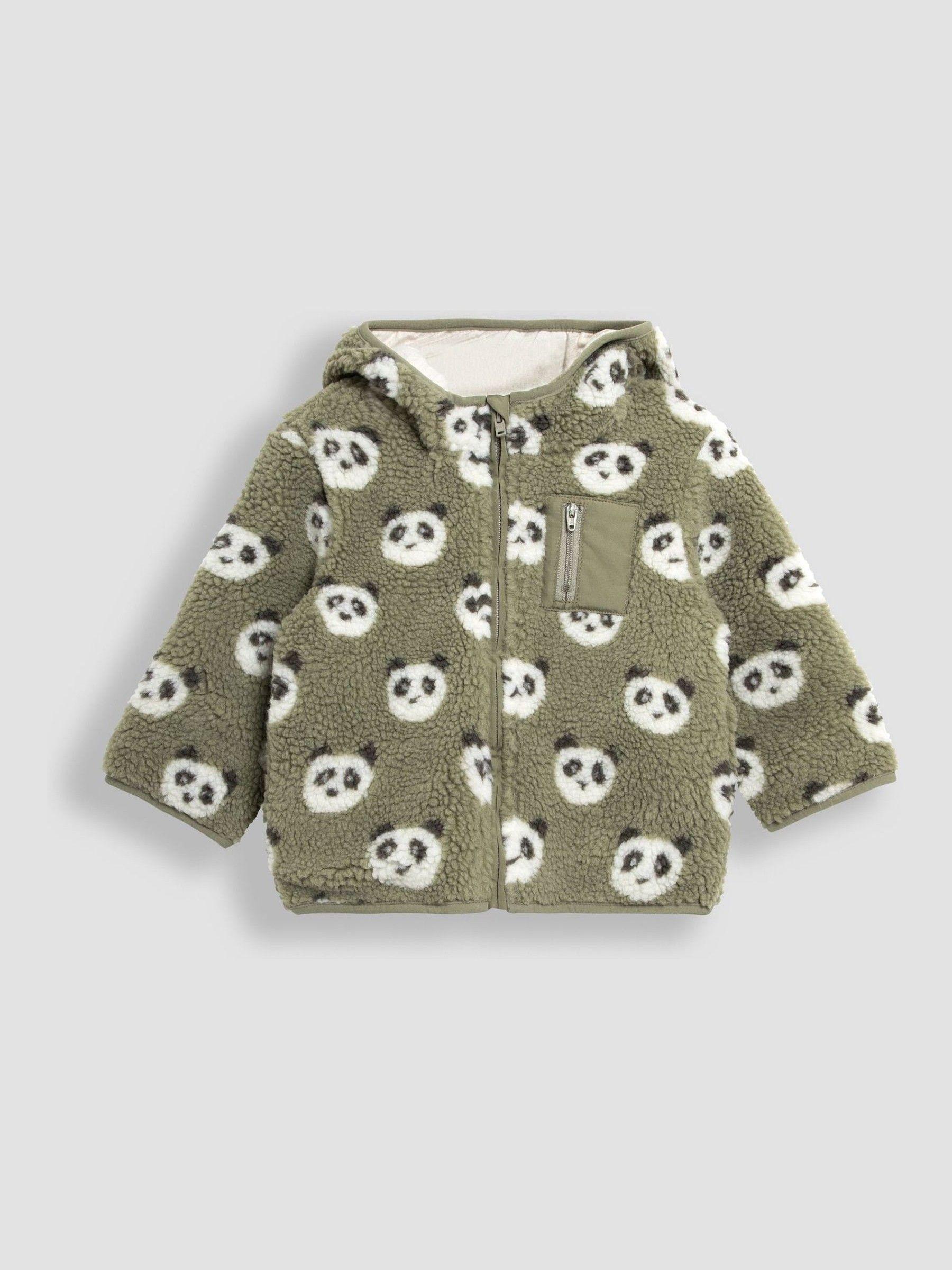 Stone Panda Lined Teddy Fleece