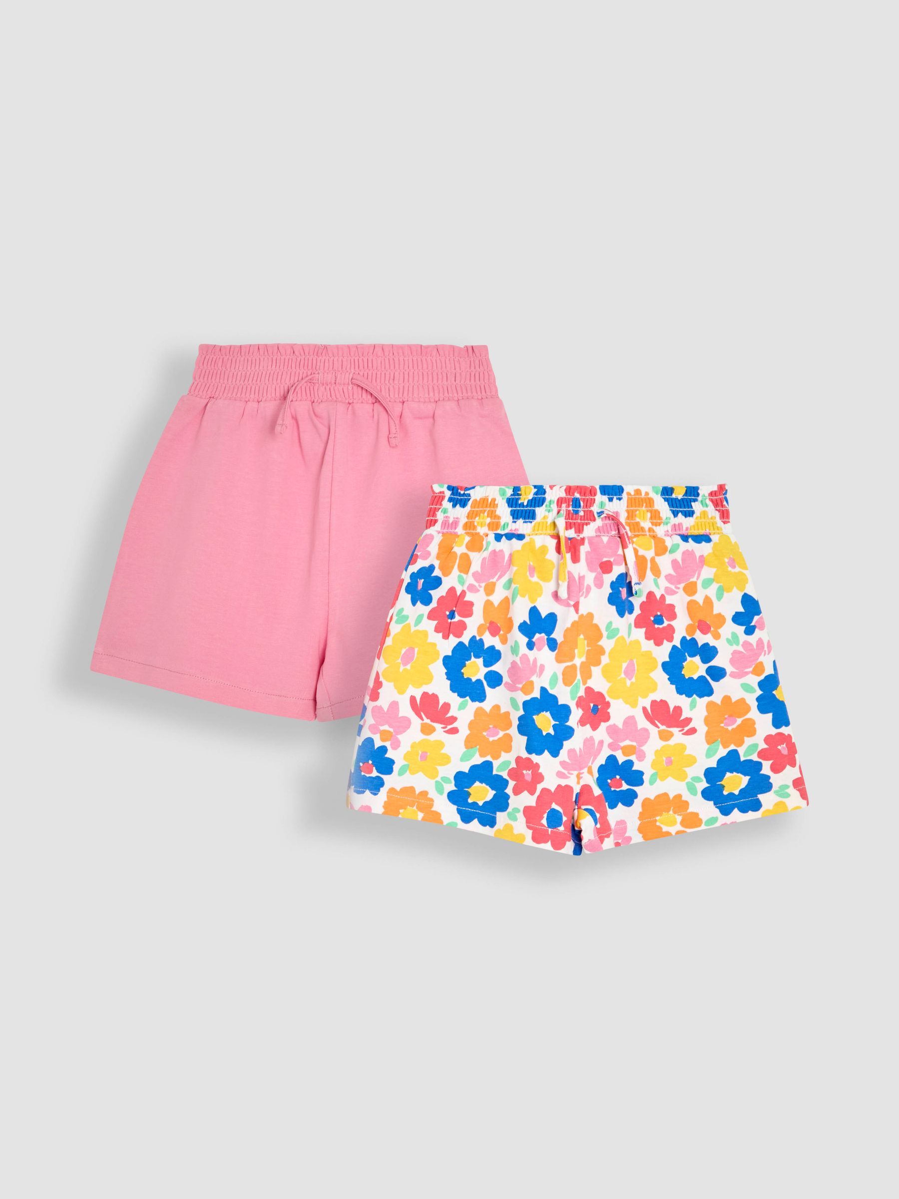 Fucshia Pink Floral 2-Pack Pretty Shorts