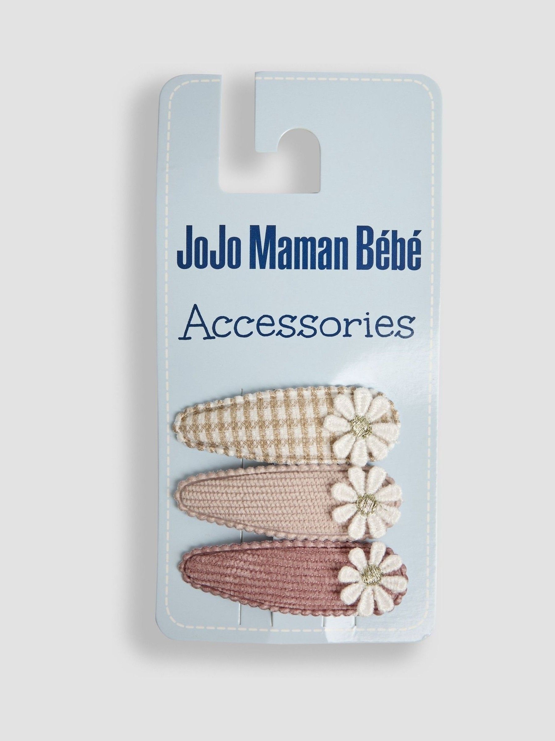 Pink Crochet Clips 3 Pack