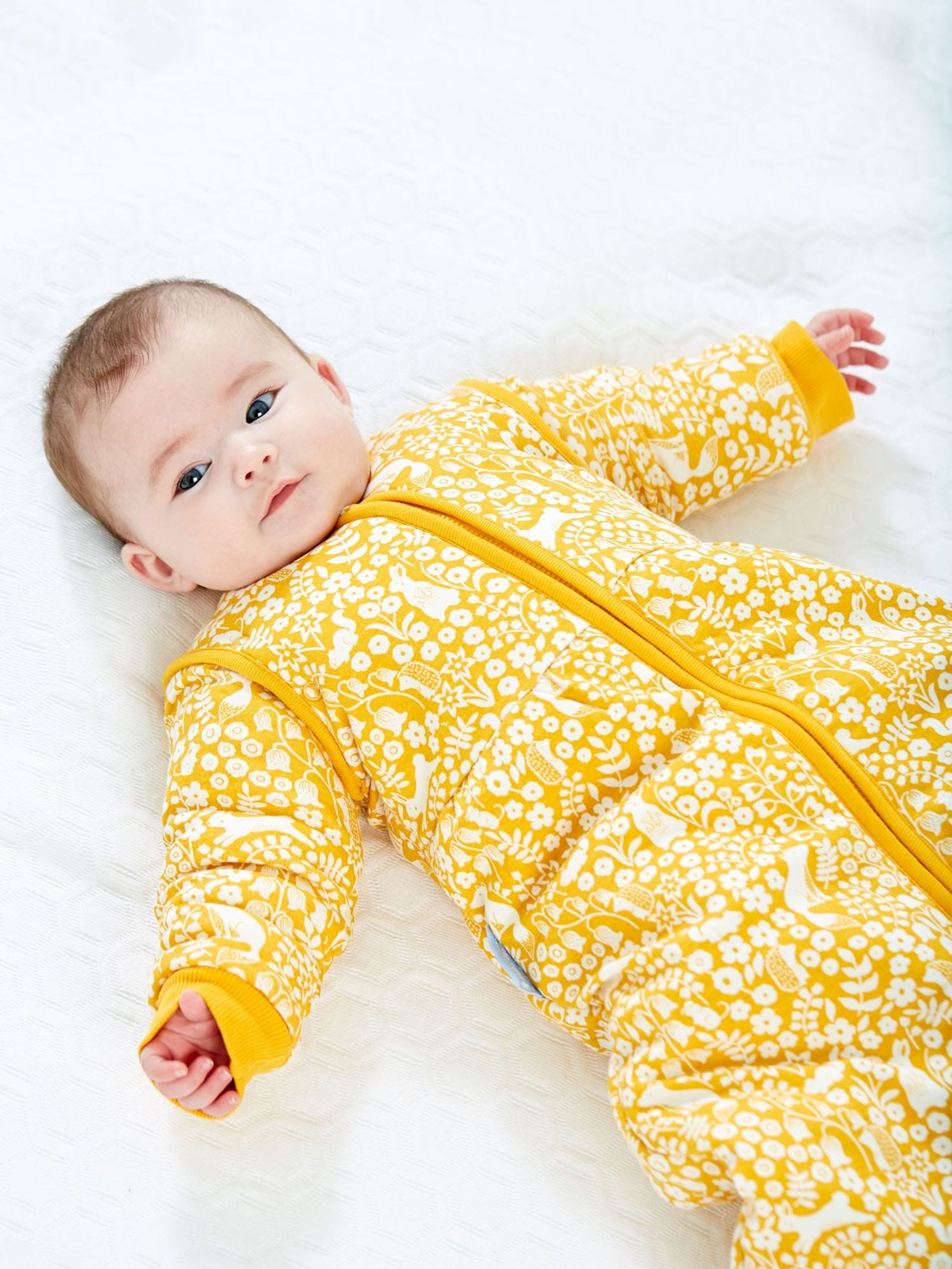 Mustard Woodland 3.5 Tog Baby Sleeping Bag