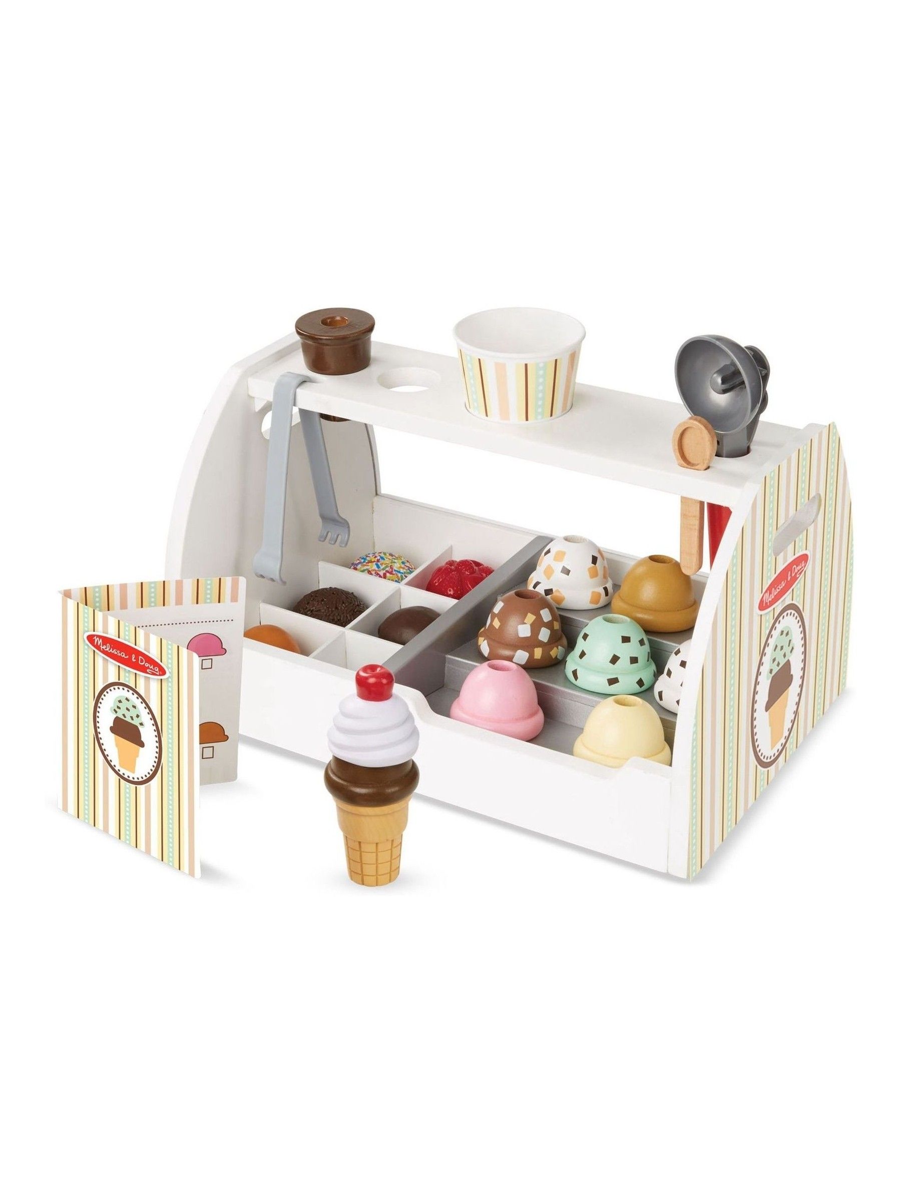 Melissa & Doug Wooden Ice Cream Counter