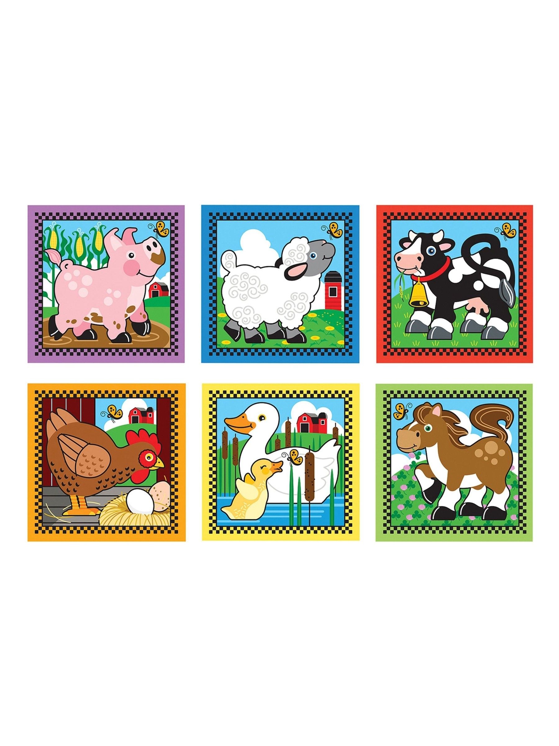 Melissa & Doug Farm Cube Puzzle