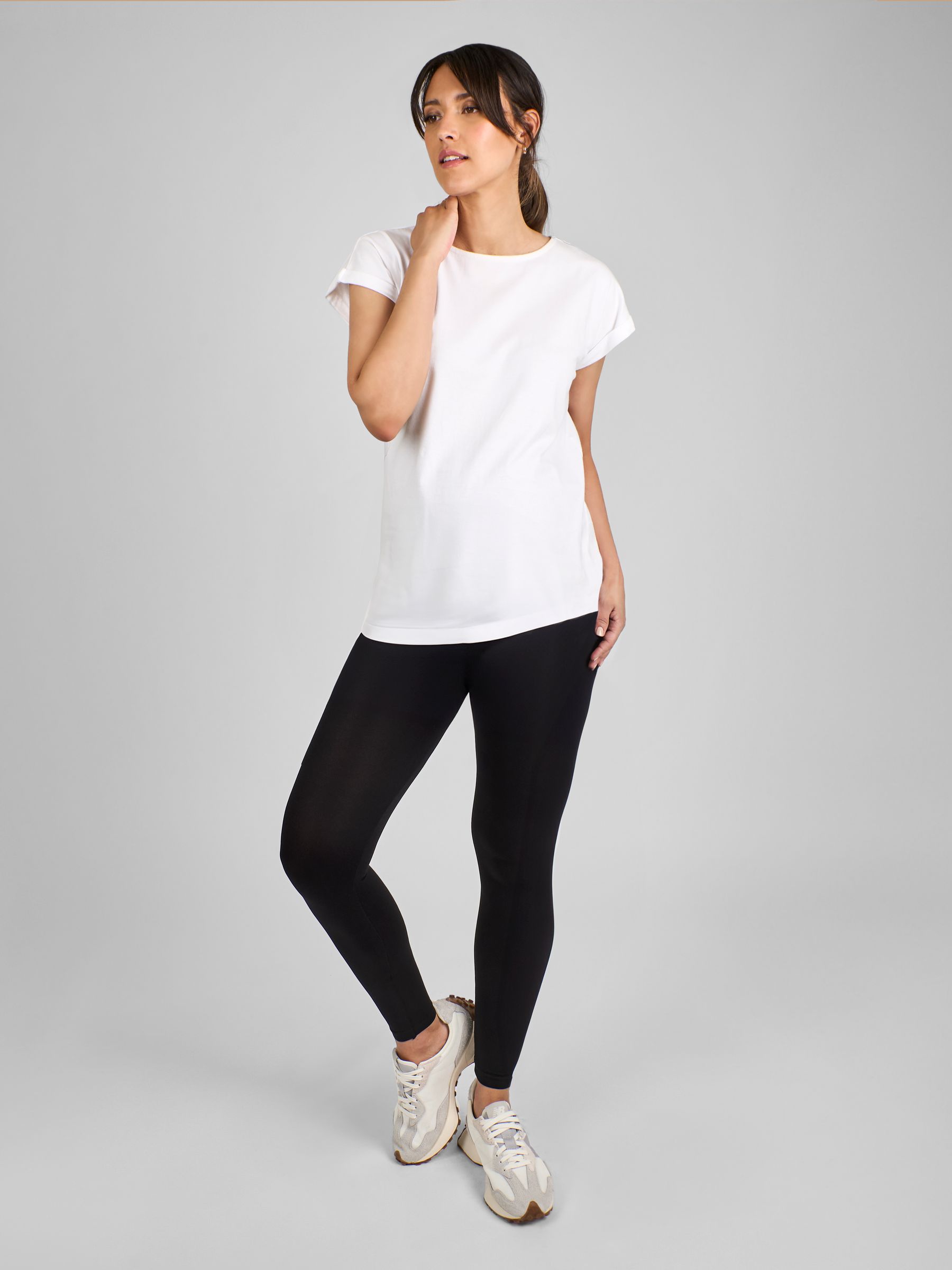 Black Support Maternity Leggings