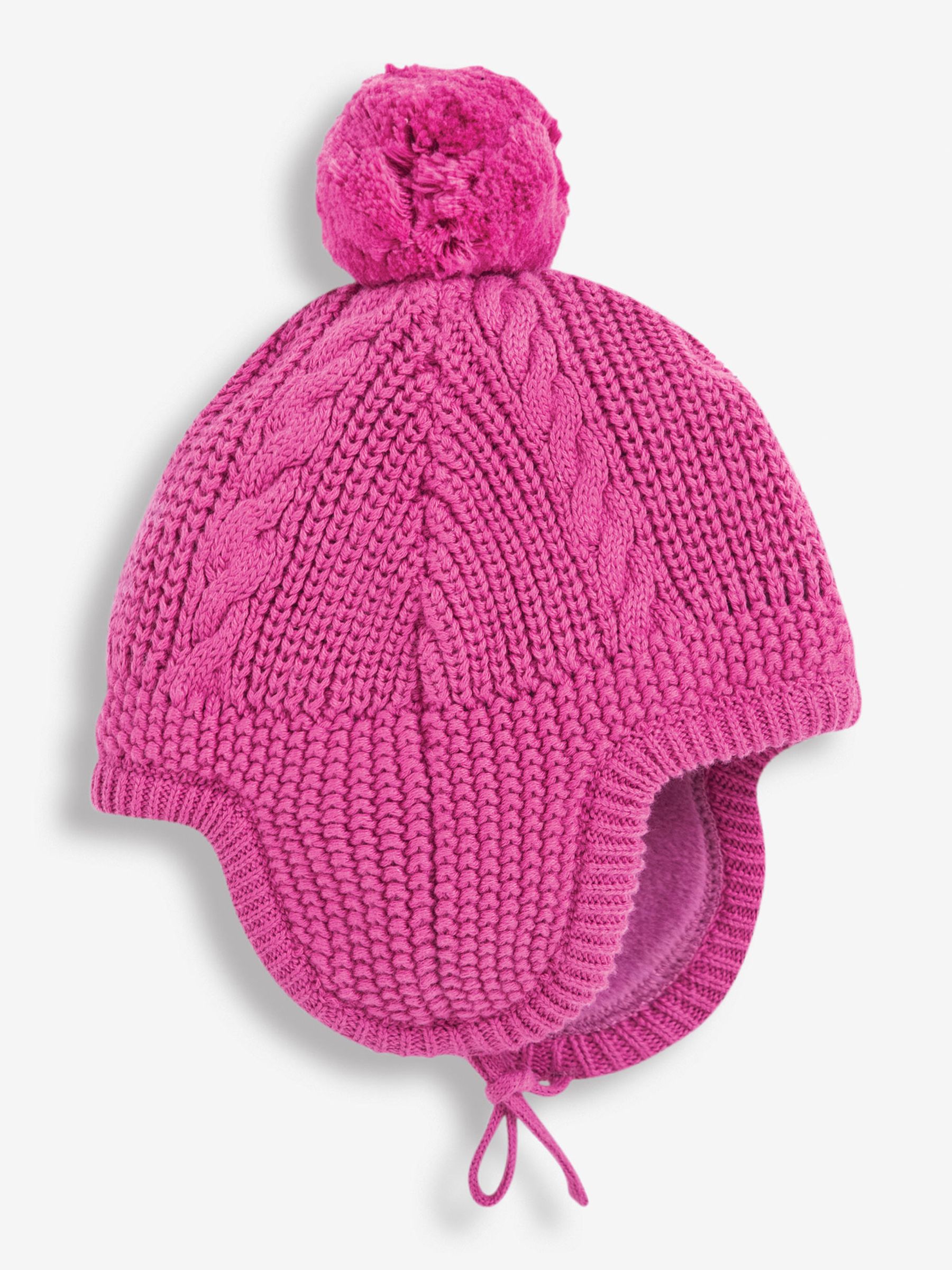 Cream Cosy Cable Knitted Hat