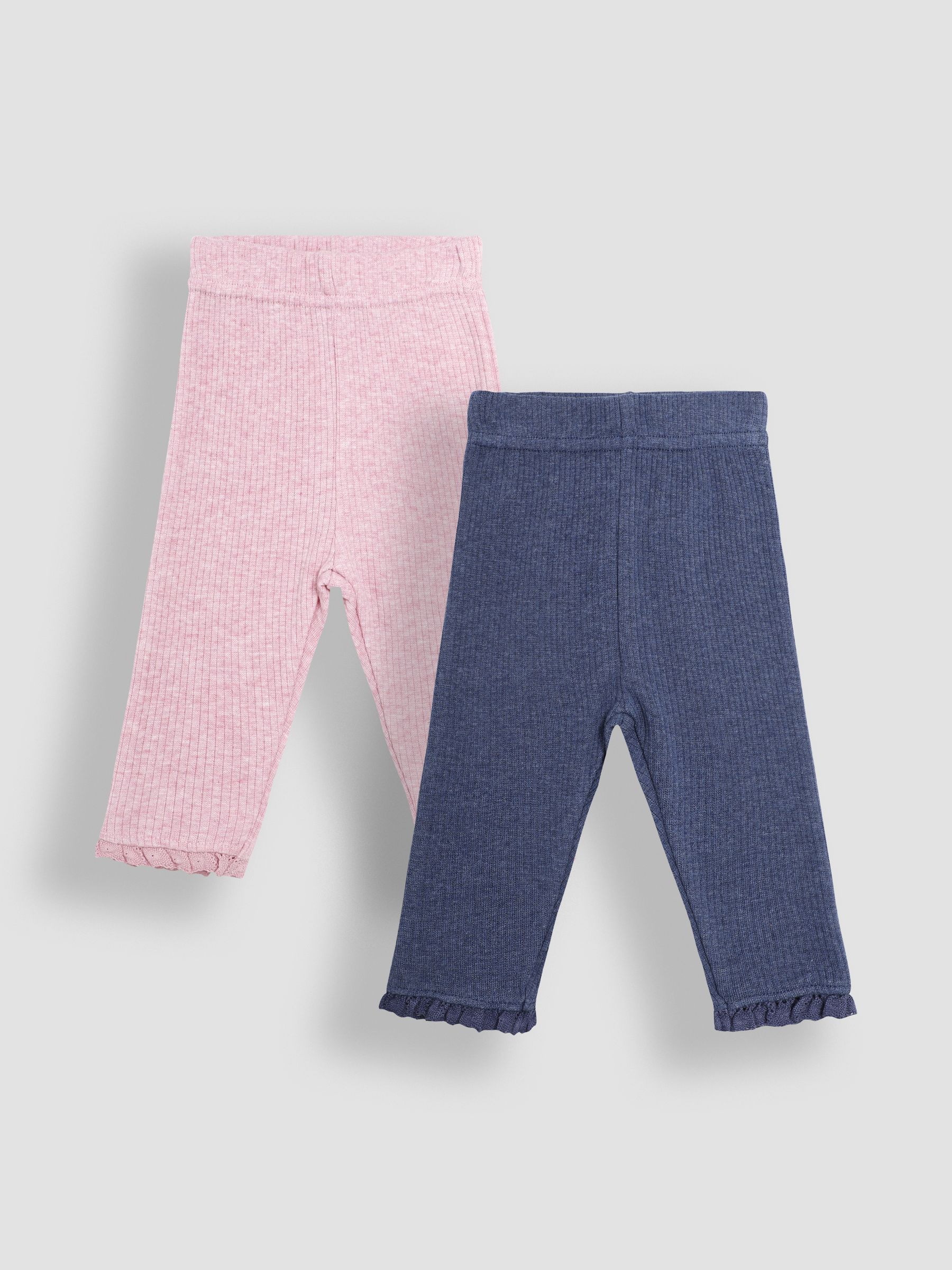 Pink 2-Pack Rib Leggings