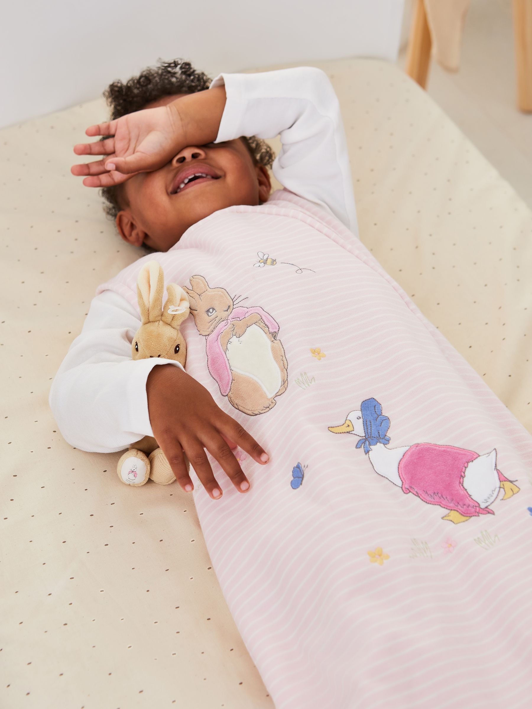 Flopsy Bunny Appliqué Toddler 2.5 Tog Sleeping Bag