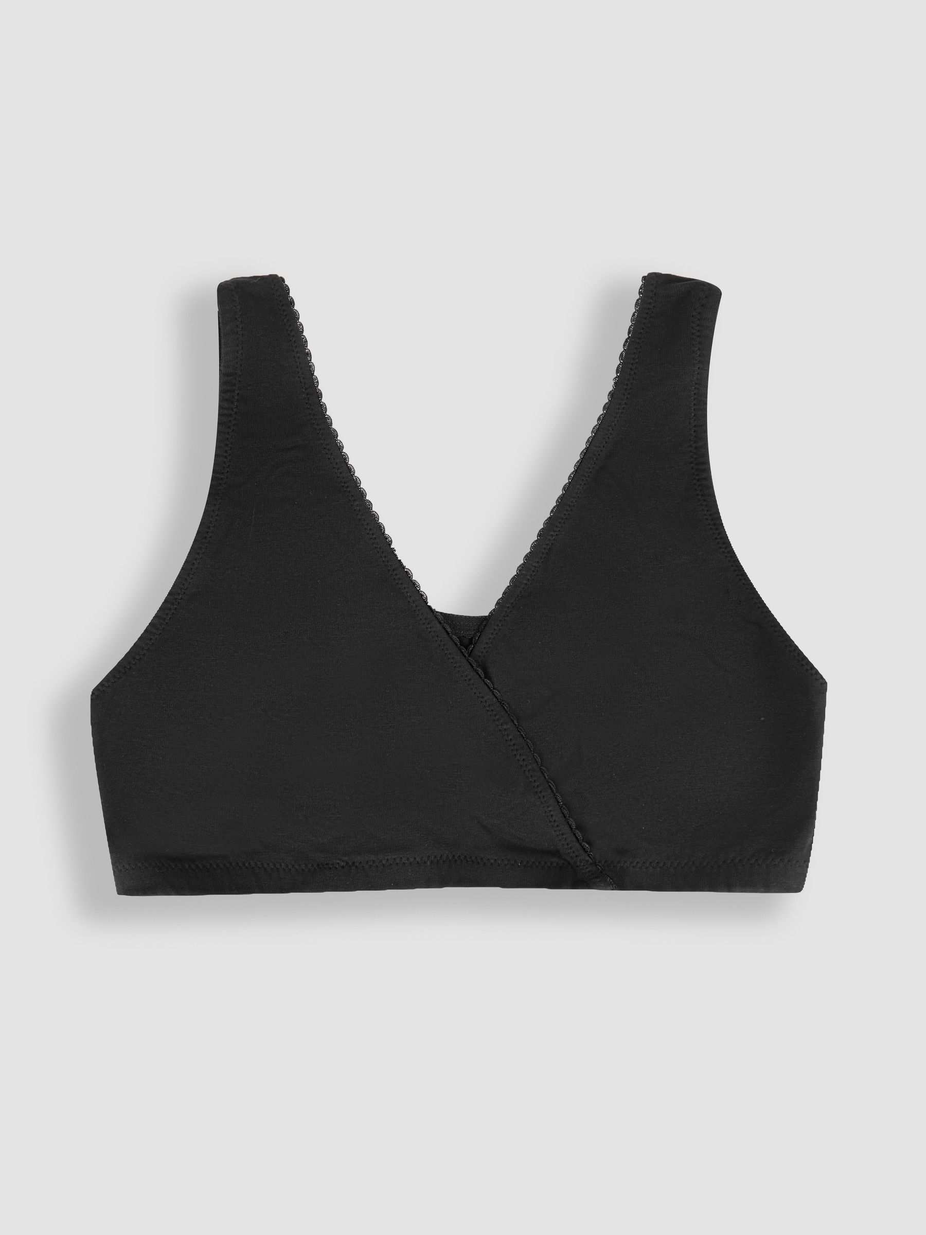 Black 2-Pack Maternity & Nursing Sleep Bras