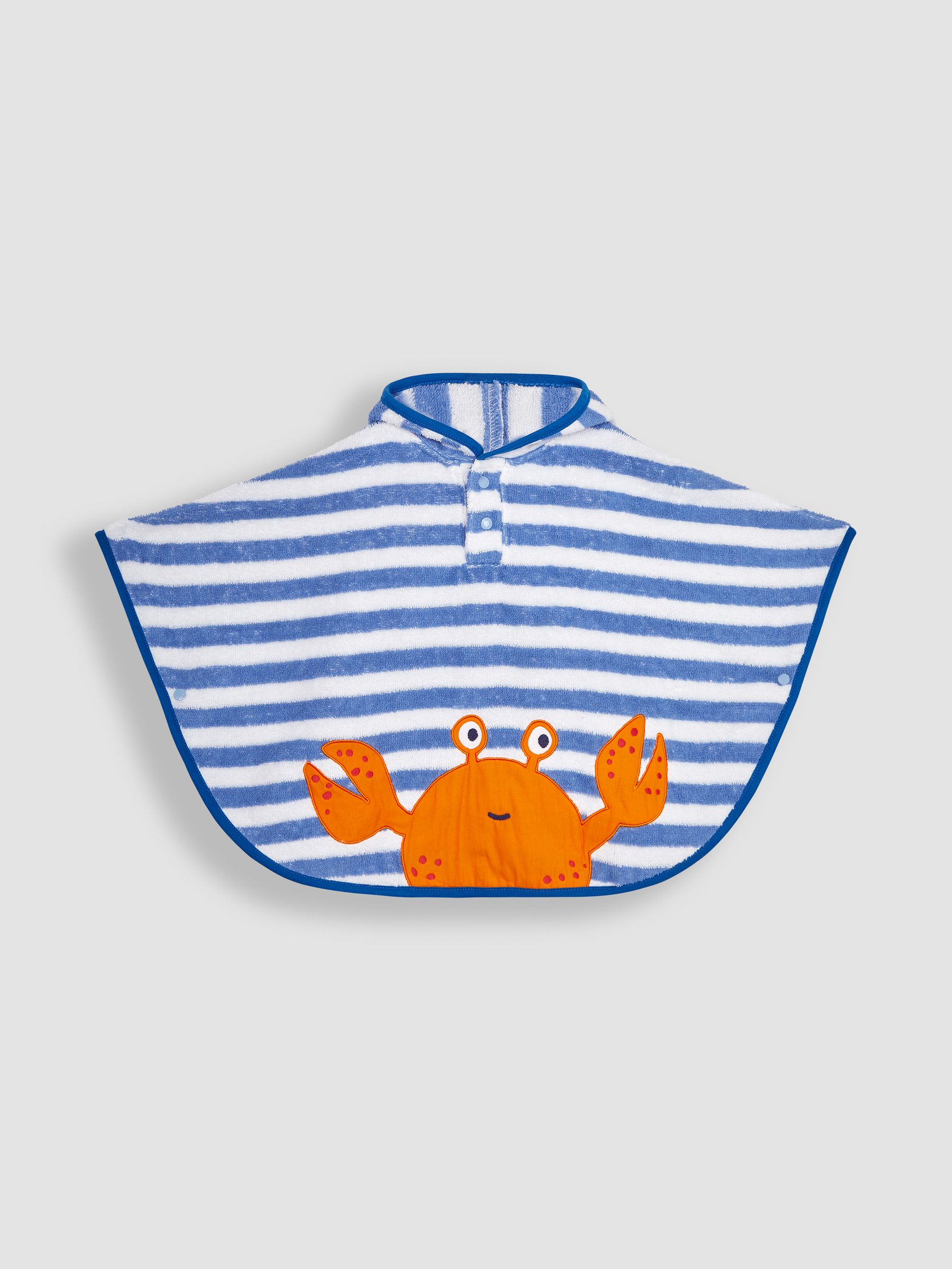 Blue Crab Towelling Poncho