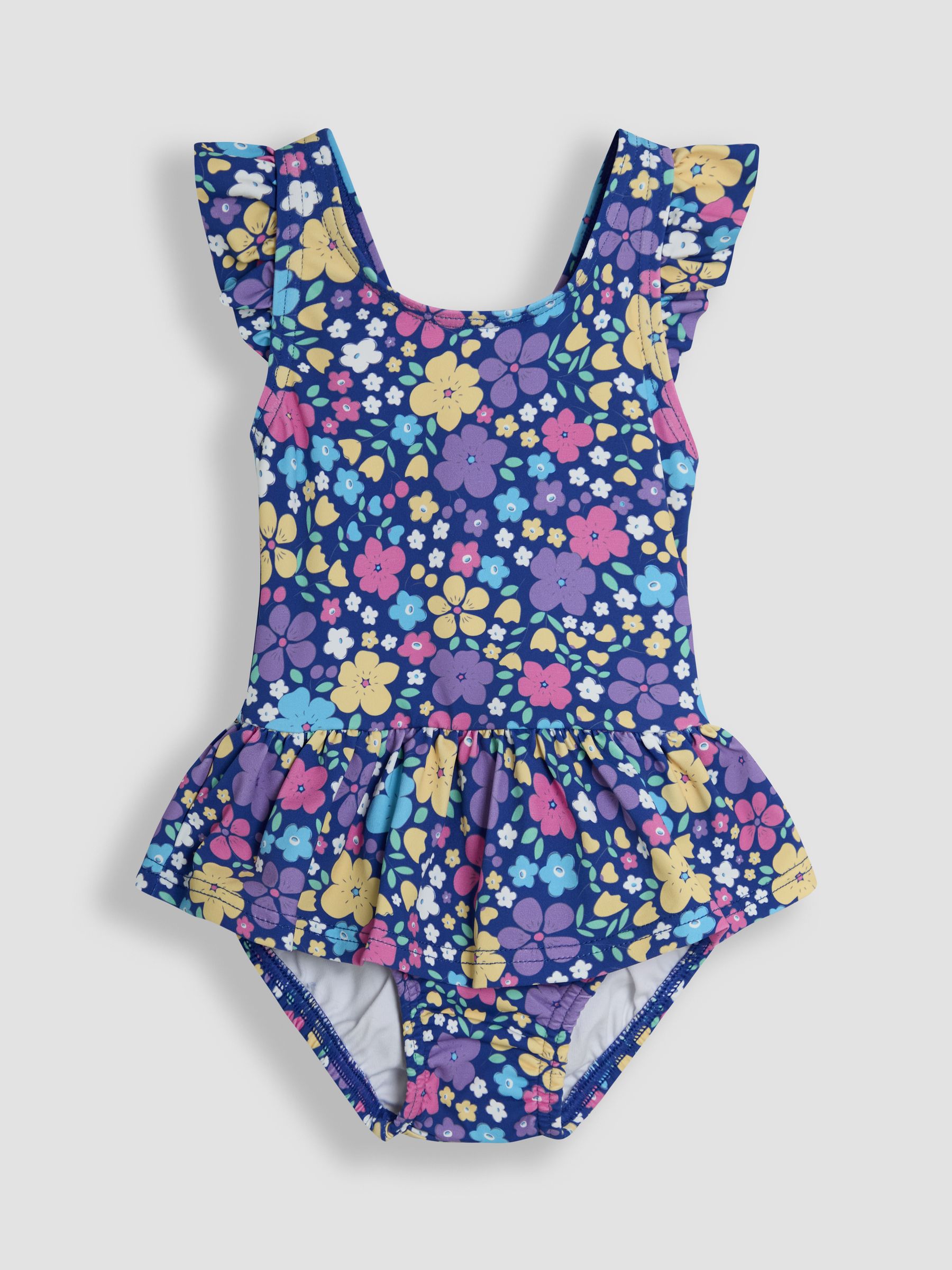 Floral Swimsuit with Nappy