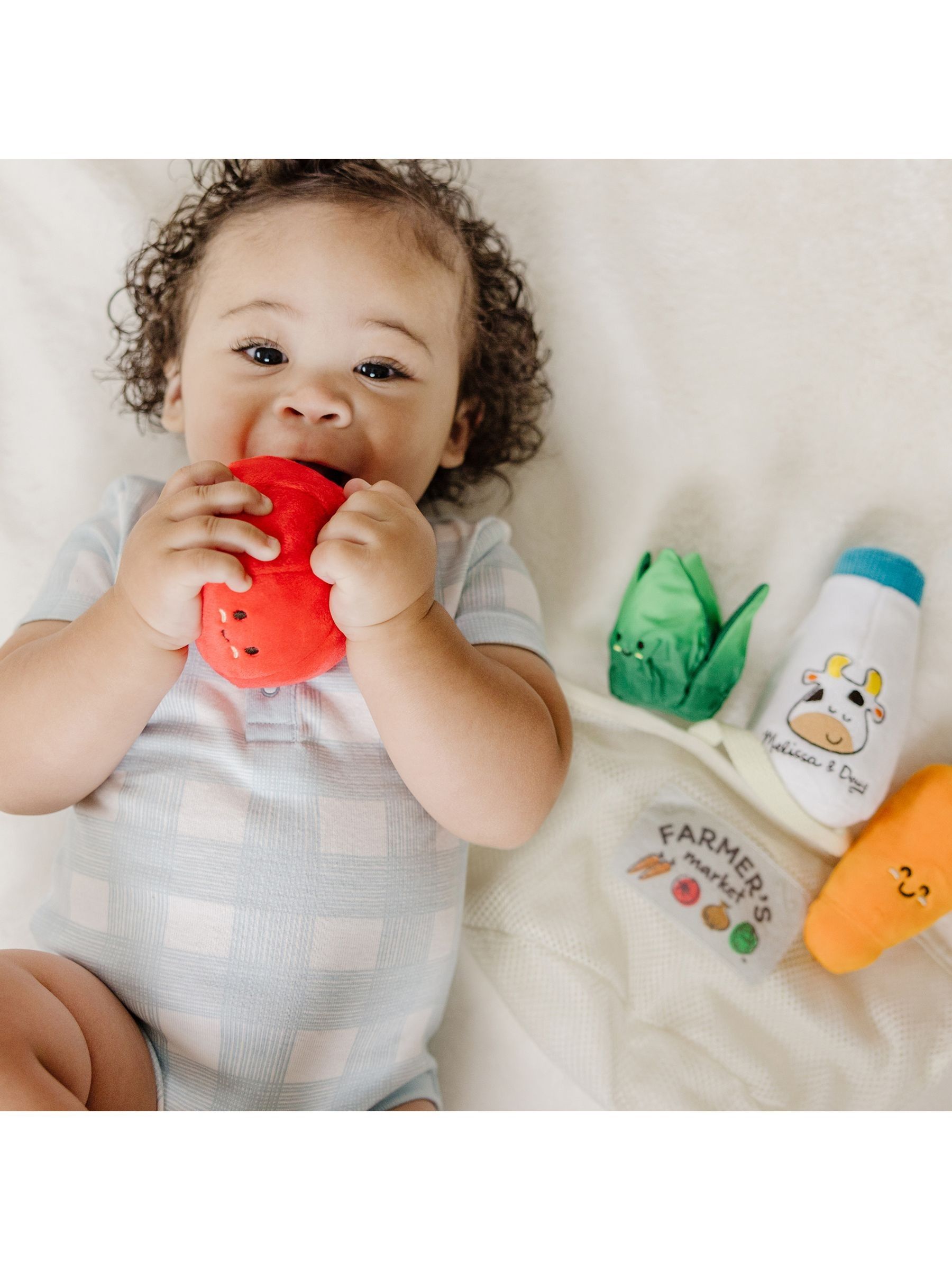 Melissa & Doug No Colour Market Basket Fill & Spill