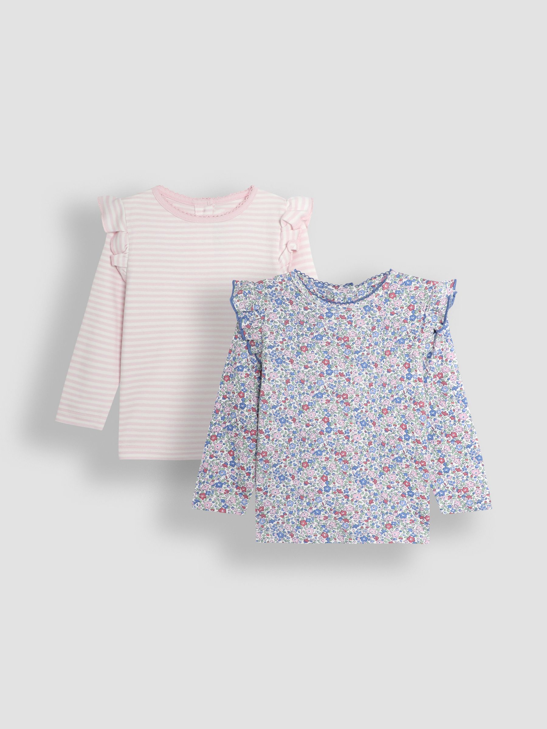 Pink 2-Pack Frill Tops