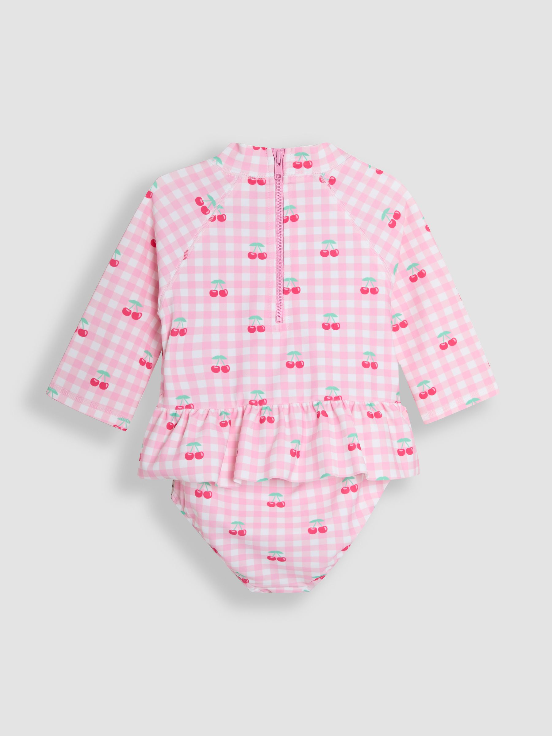Gingham Rash Vest Set 2 Piece