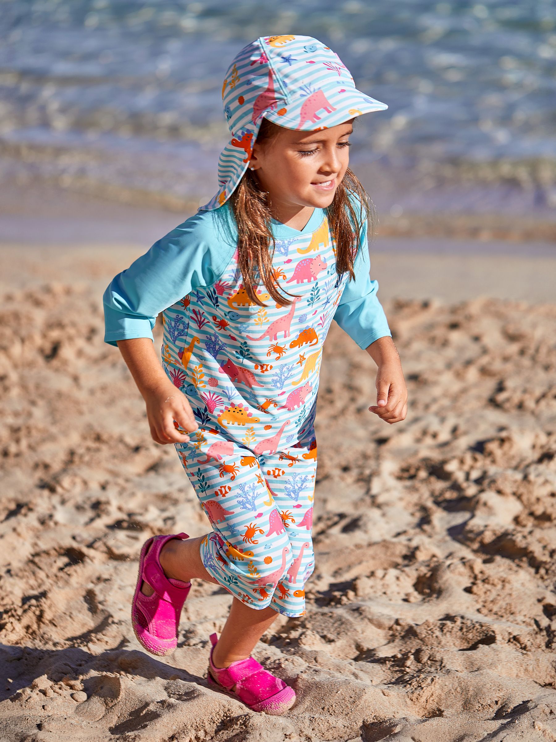 Blue Dinosaur UPF 50 2-Piece Sun Protection Suit