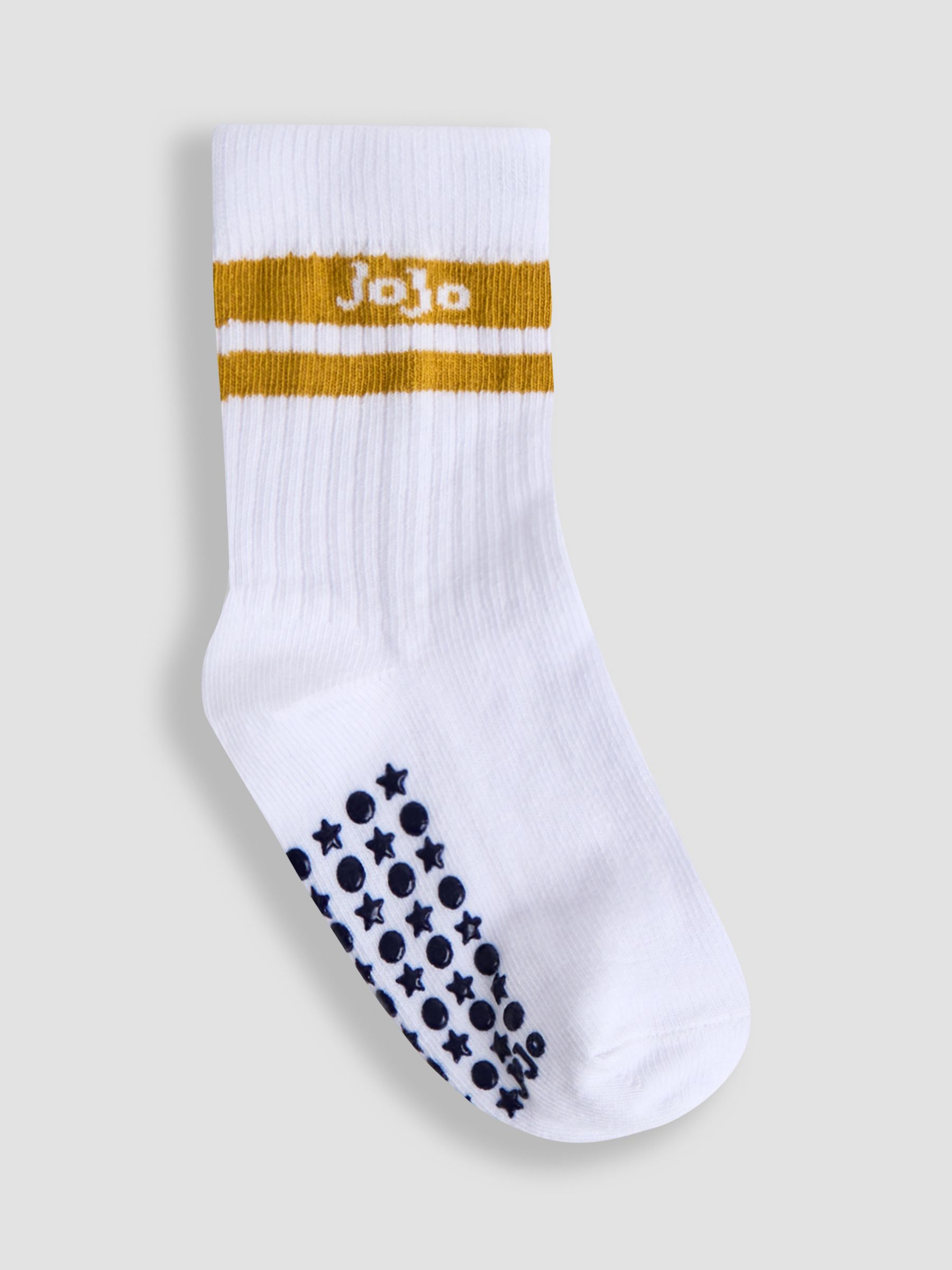 White 3-Pack Ribbed Socks