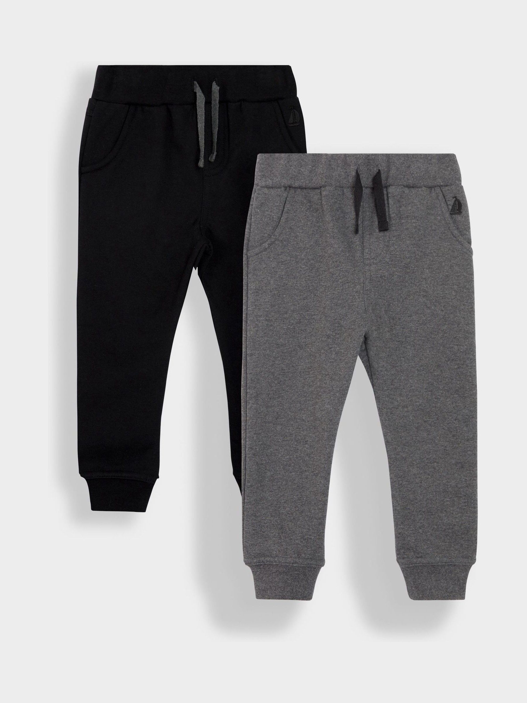 Navy Blue & Indigo Blue 100% Cotton Joggers 2 Pack