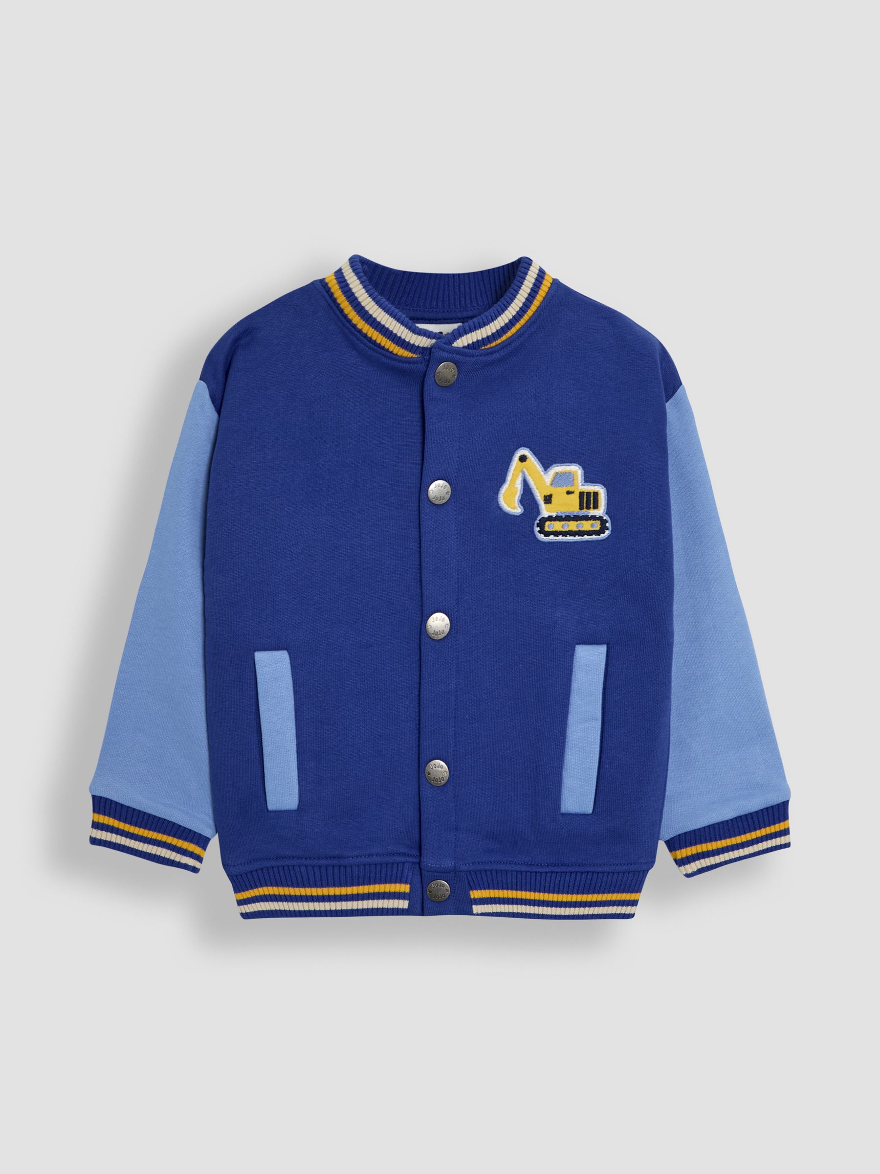 Red Letterman Bomber Jacket