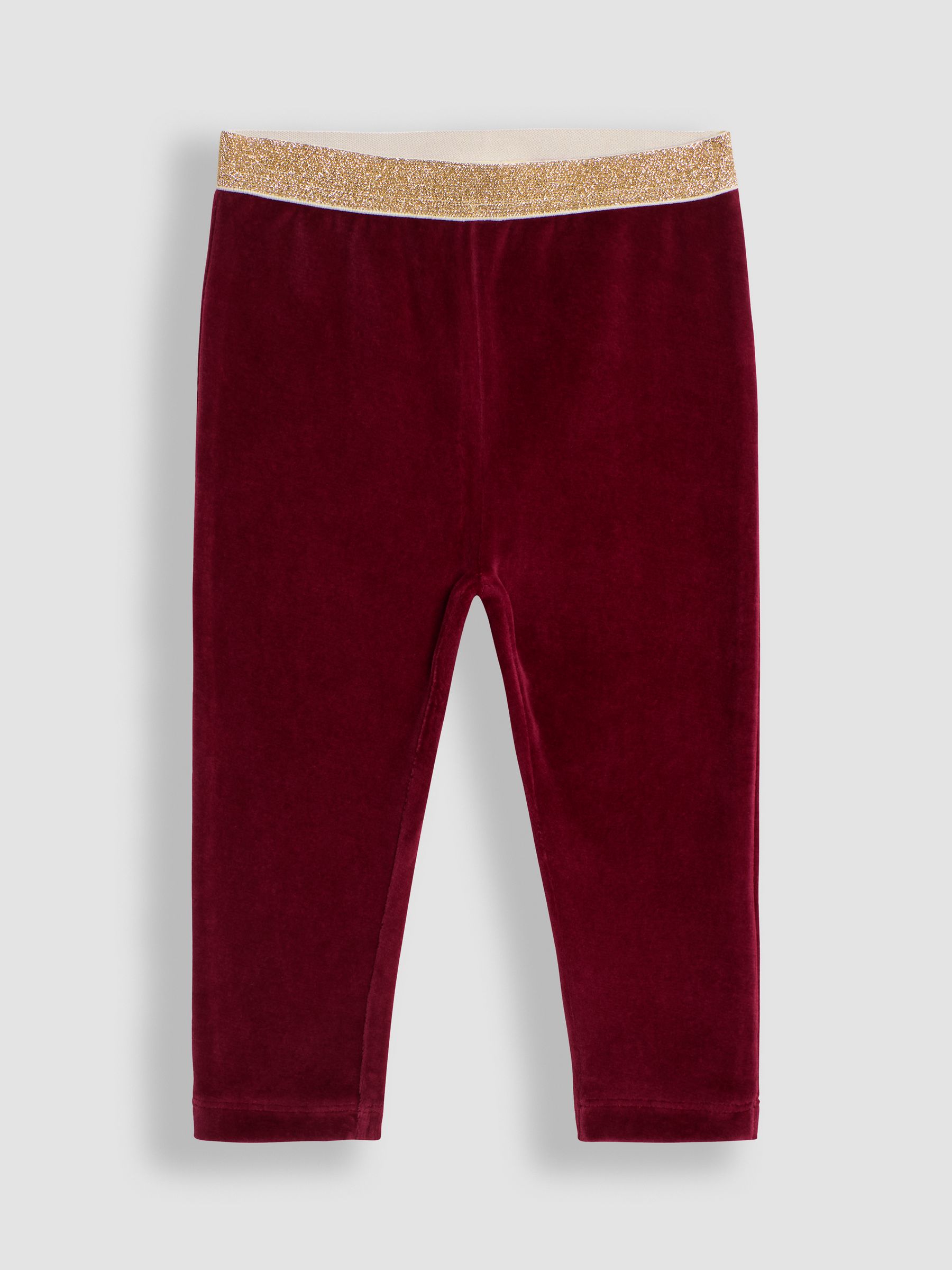 Berry Purple Velour Leggings