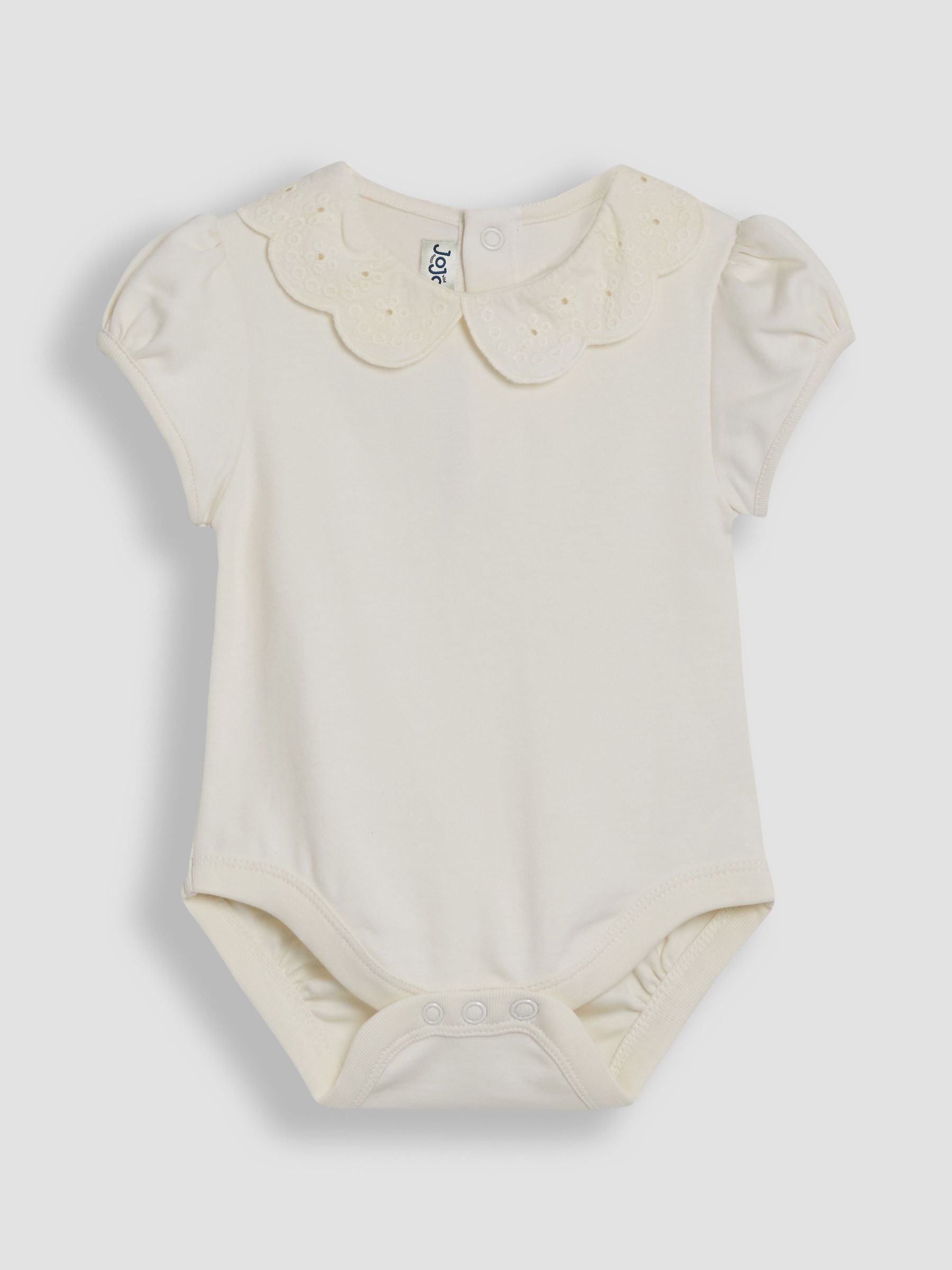 White Broderie Collar Body