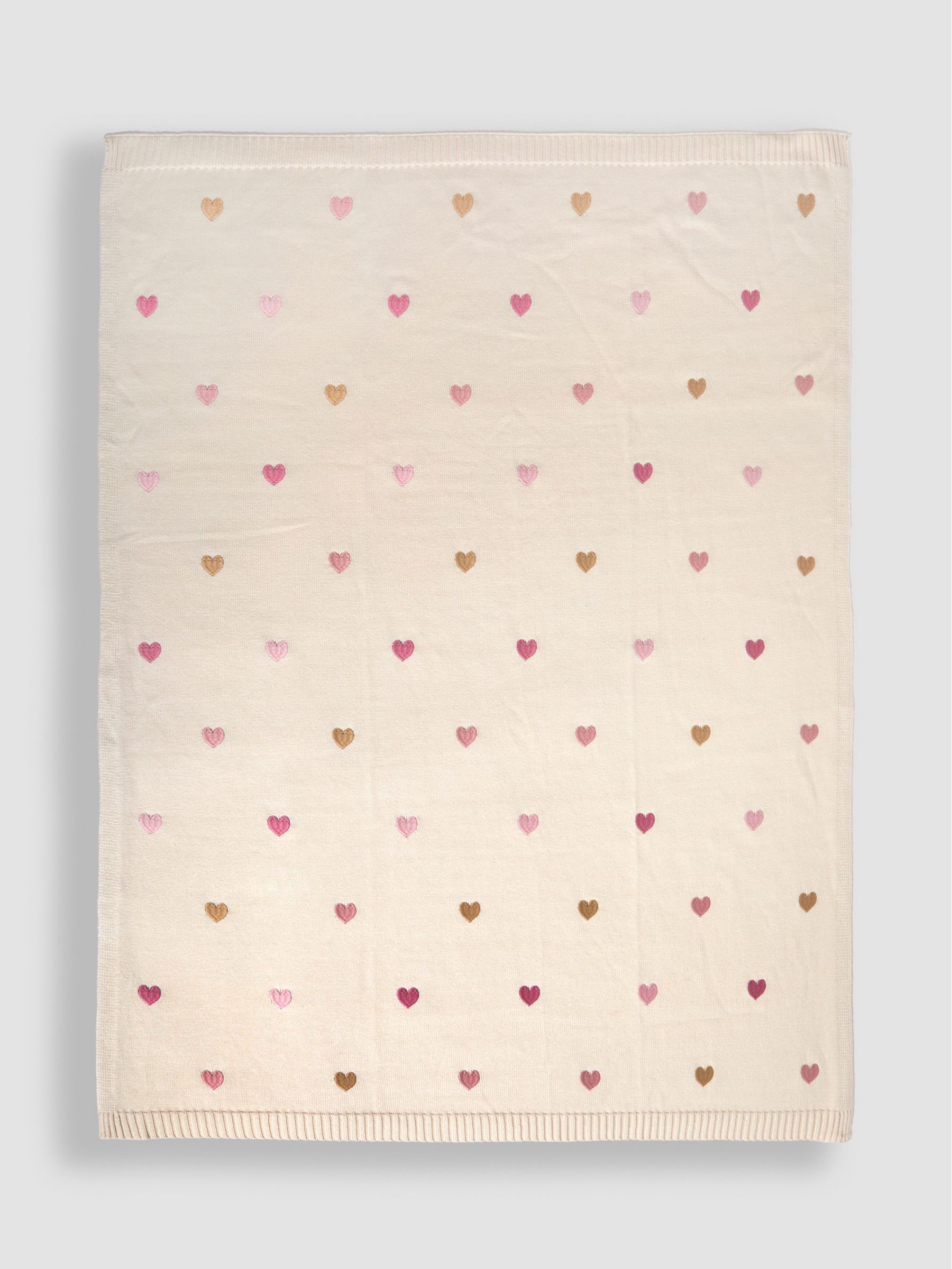 Heart Embroidered Shawl