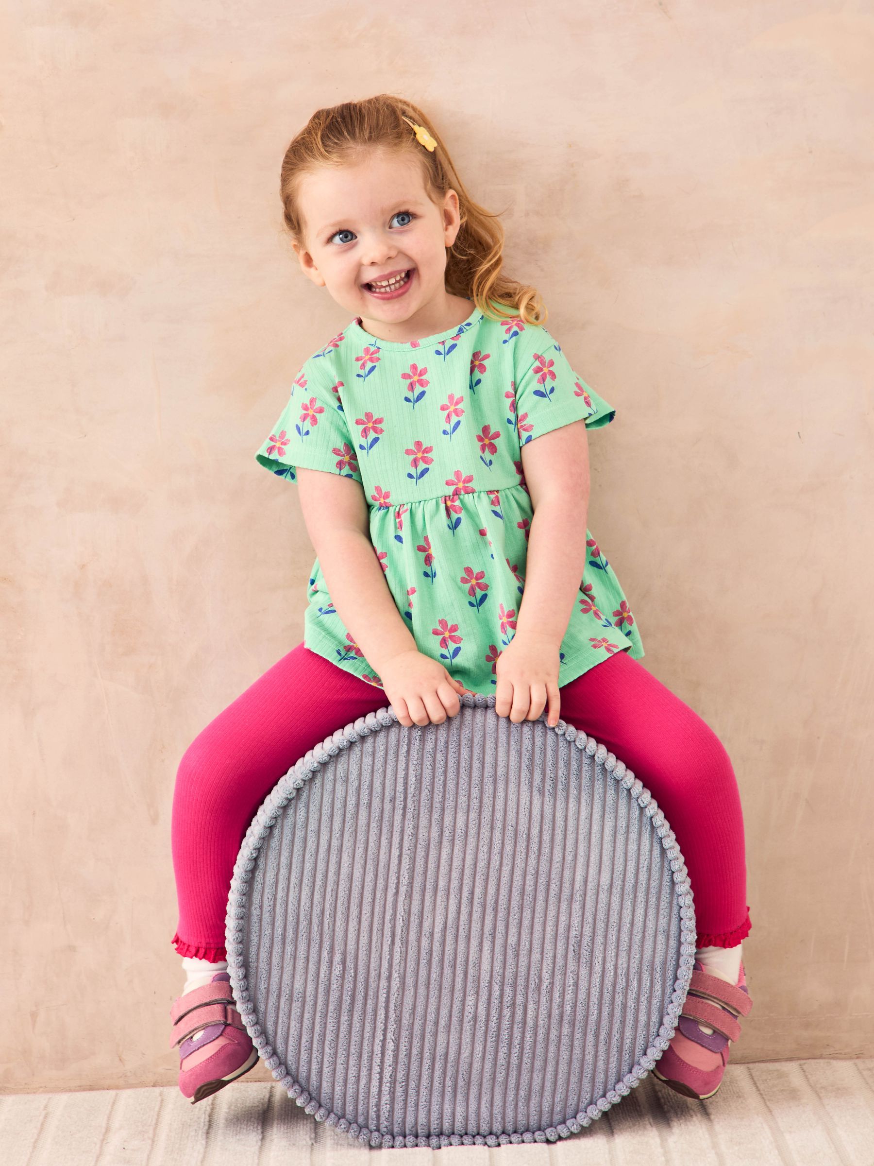 Fuchsia Pink 2-Pack Rib Leggings
