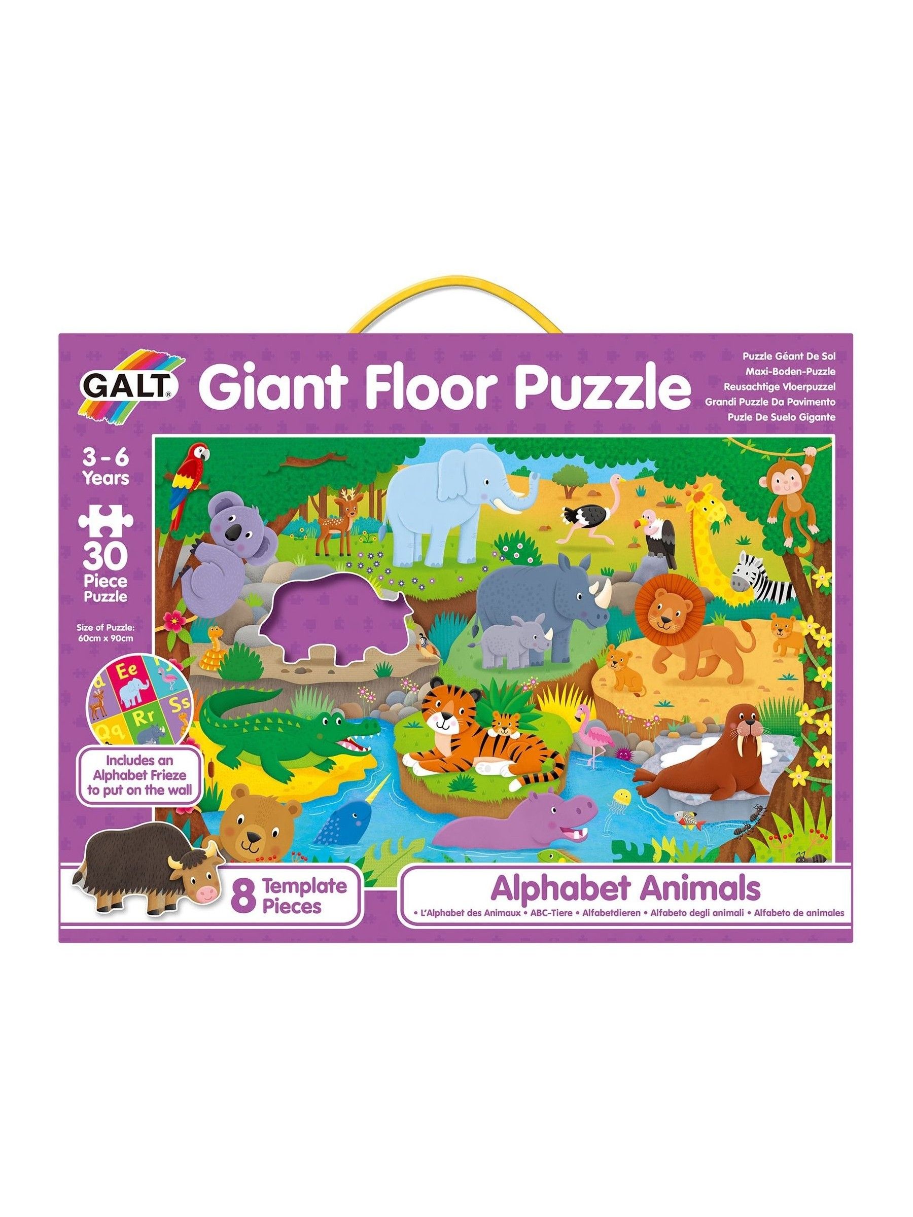 Galt Toys Multi Alphabet Animals Giant Floor Puzzle
