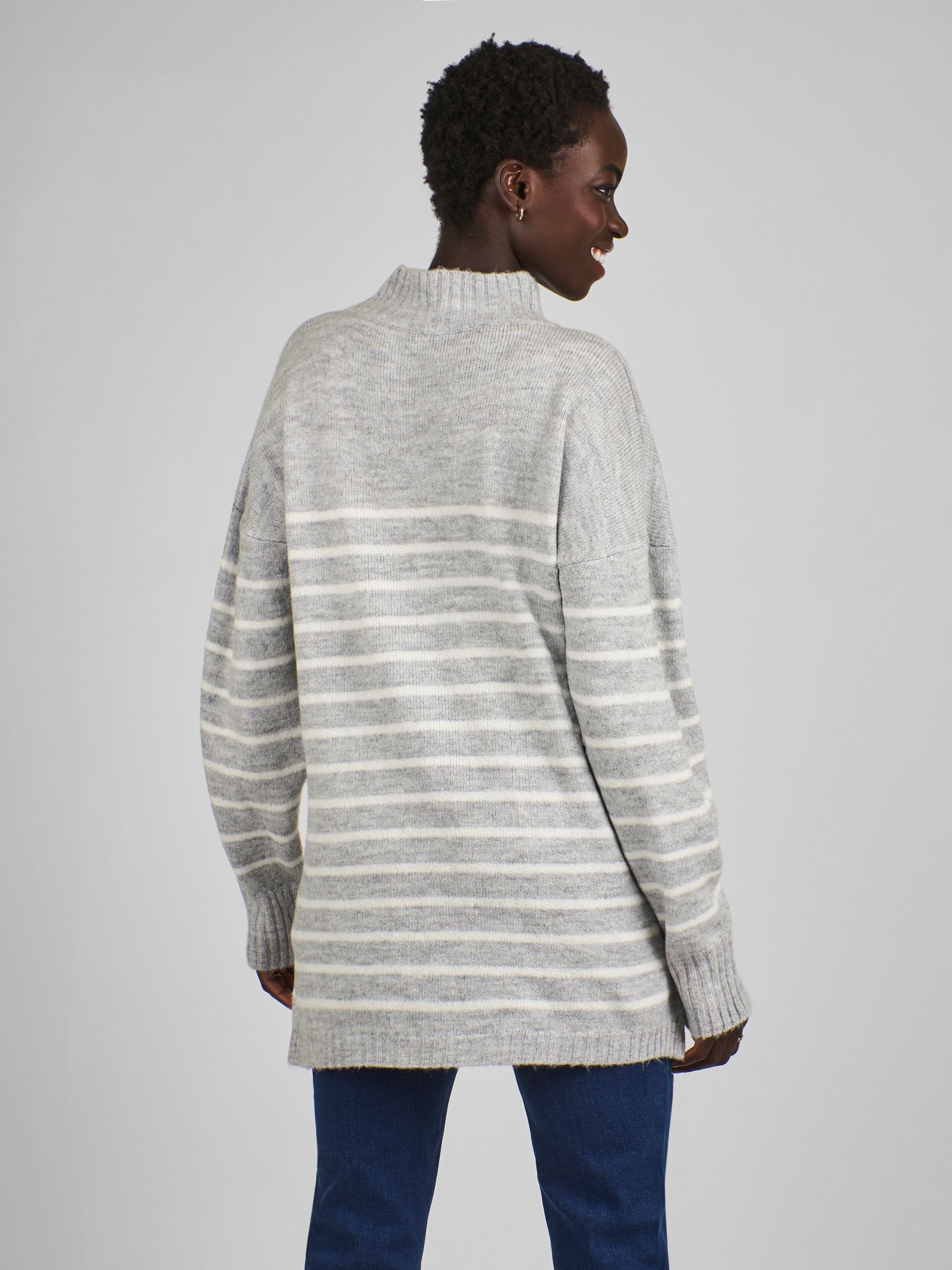 Sage Green Turtle Neck Maternity & Nursing Jumper