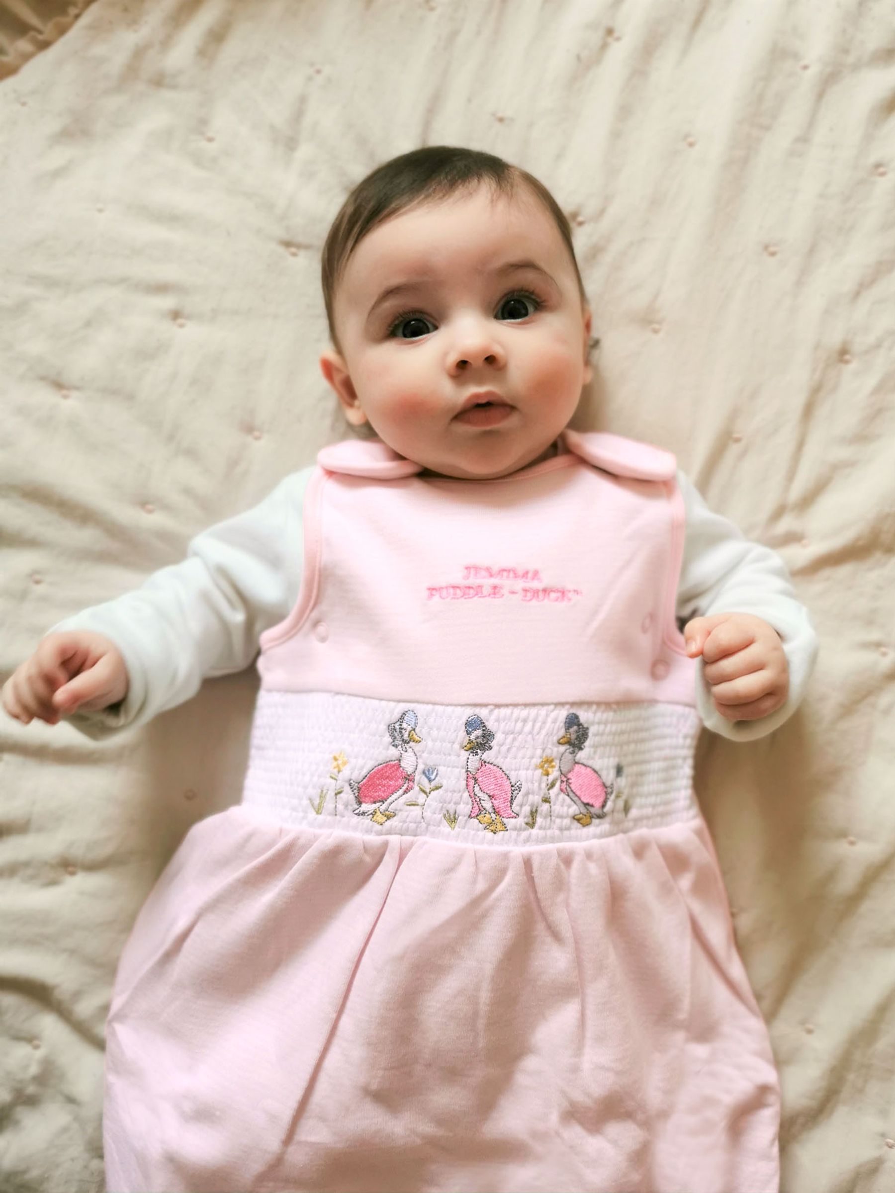 Jemima Puddle-Duck 2.5 Tog Baby Sleeping Bag in Pink