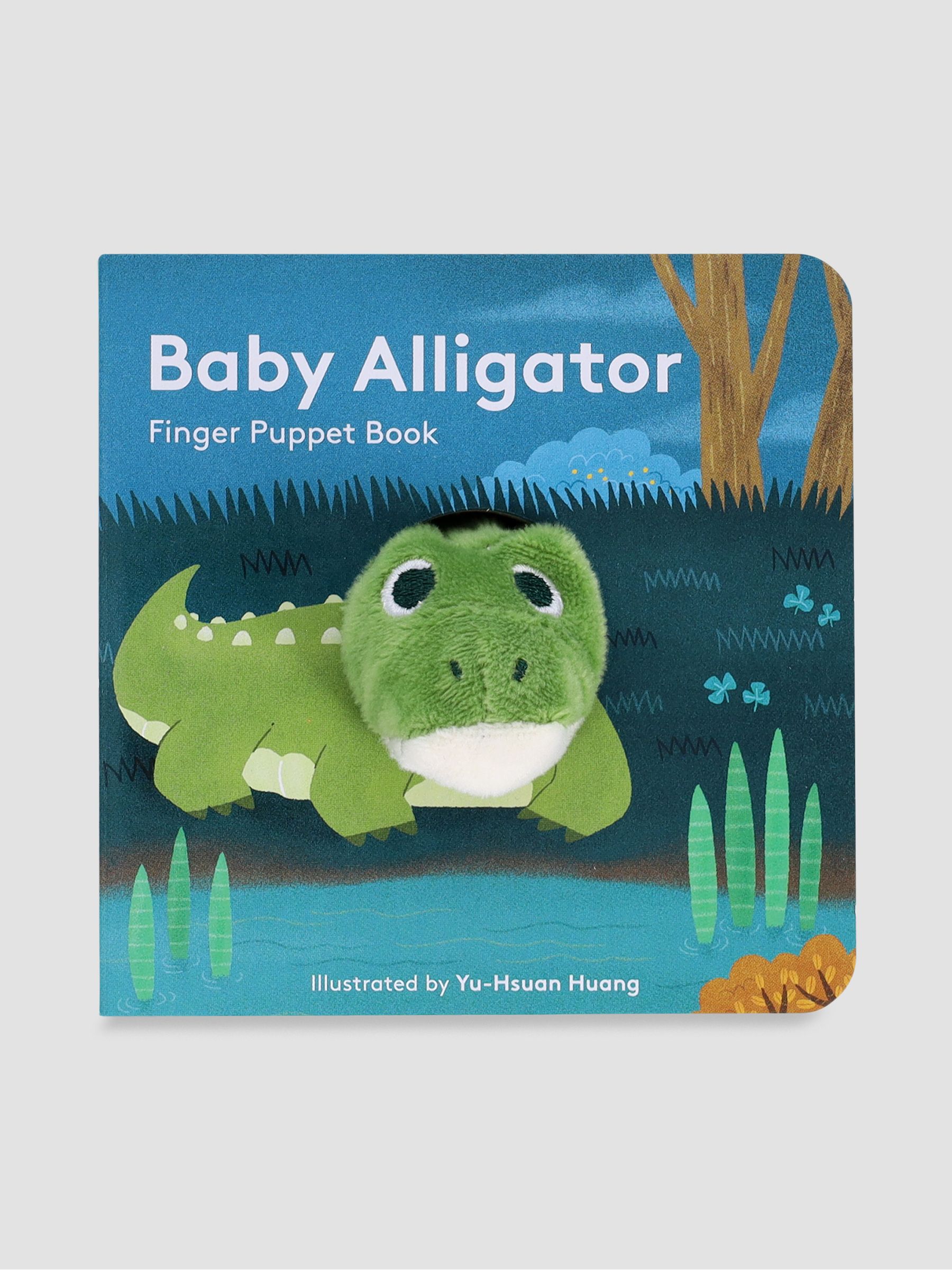 Blue Baby Alligator: Finger Puppet Book