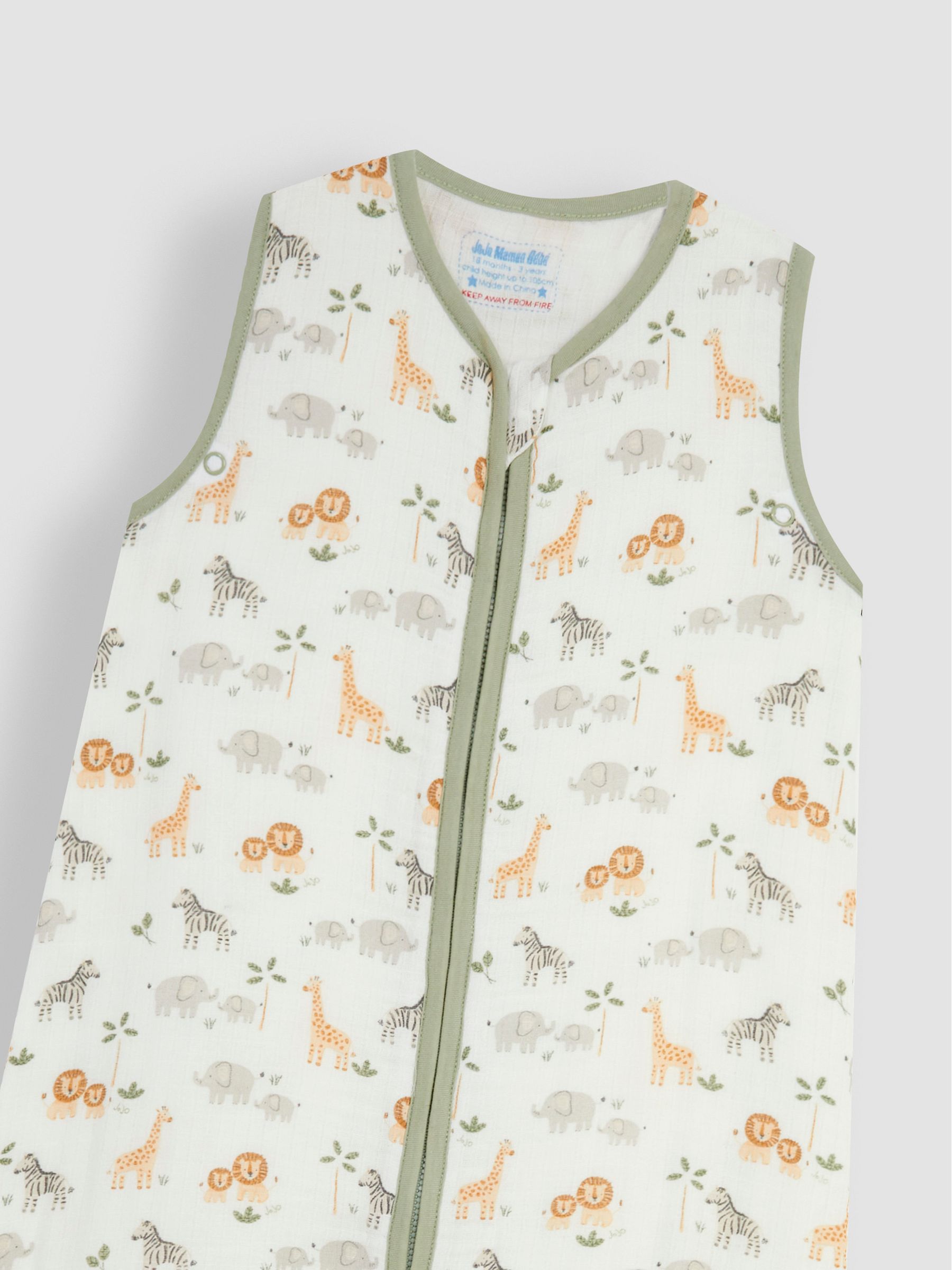 Print 1 Tog Toddler Muslin Sleeping Bag