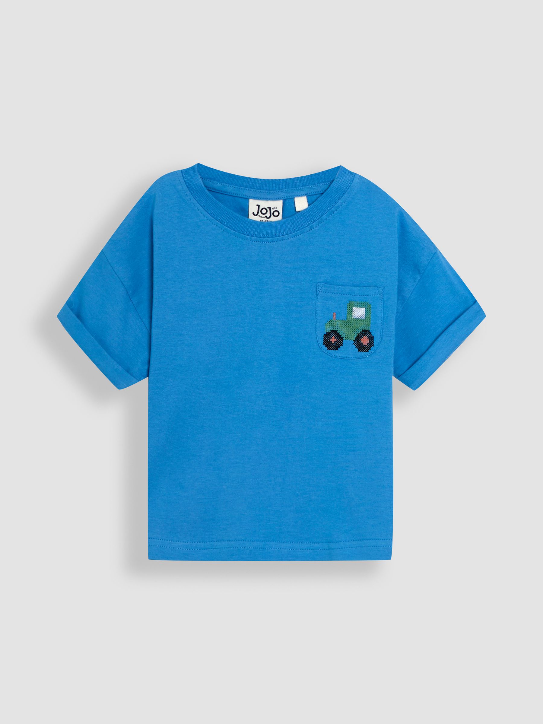 Stone 100% Cotton T-Shirt and Stripe Shorts Set 2 Piece