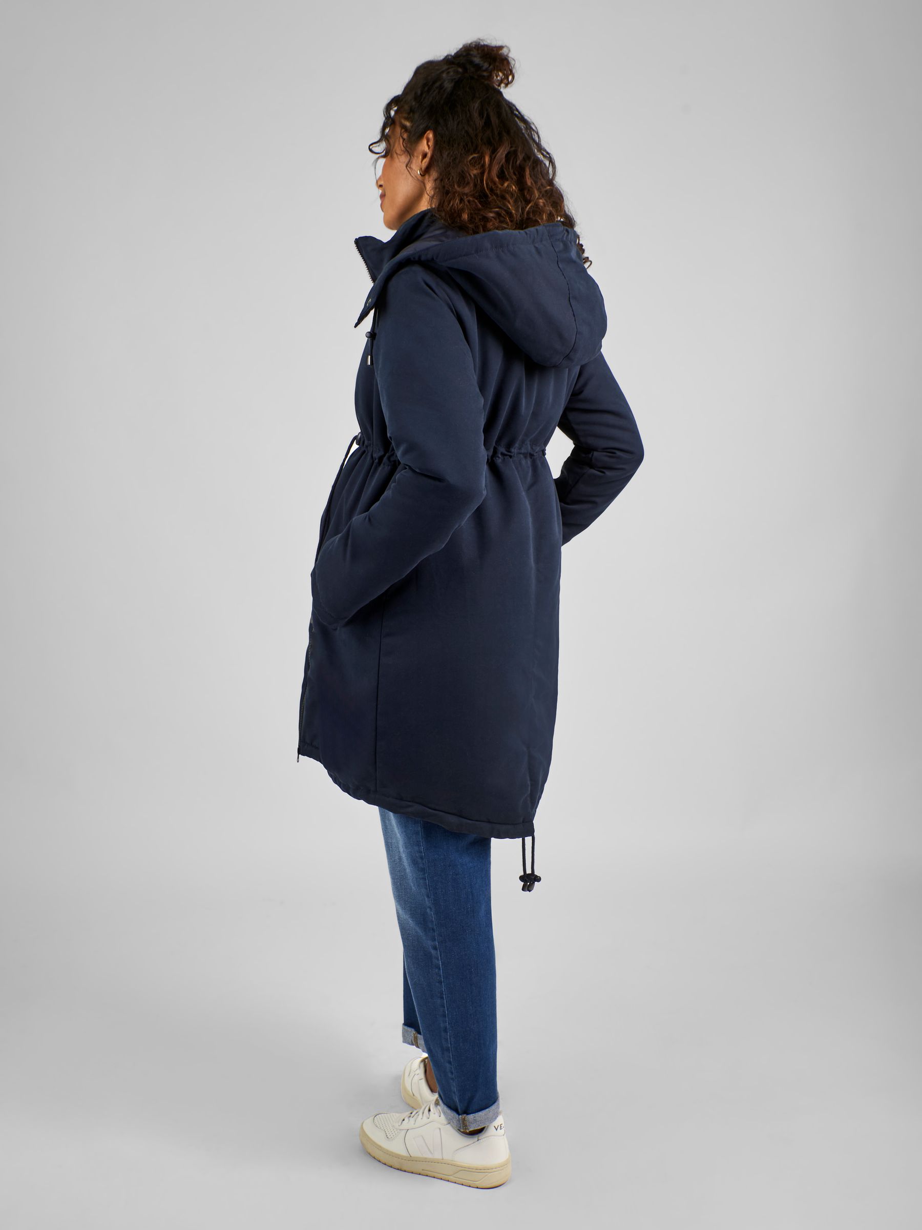 Navy Blue 2-in-1 Padded Maternity Parka