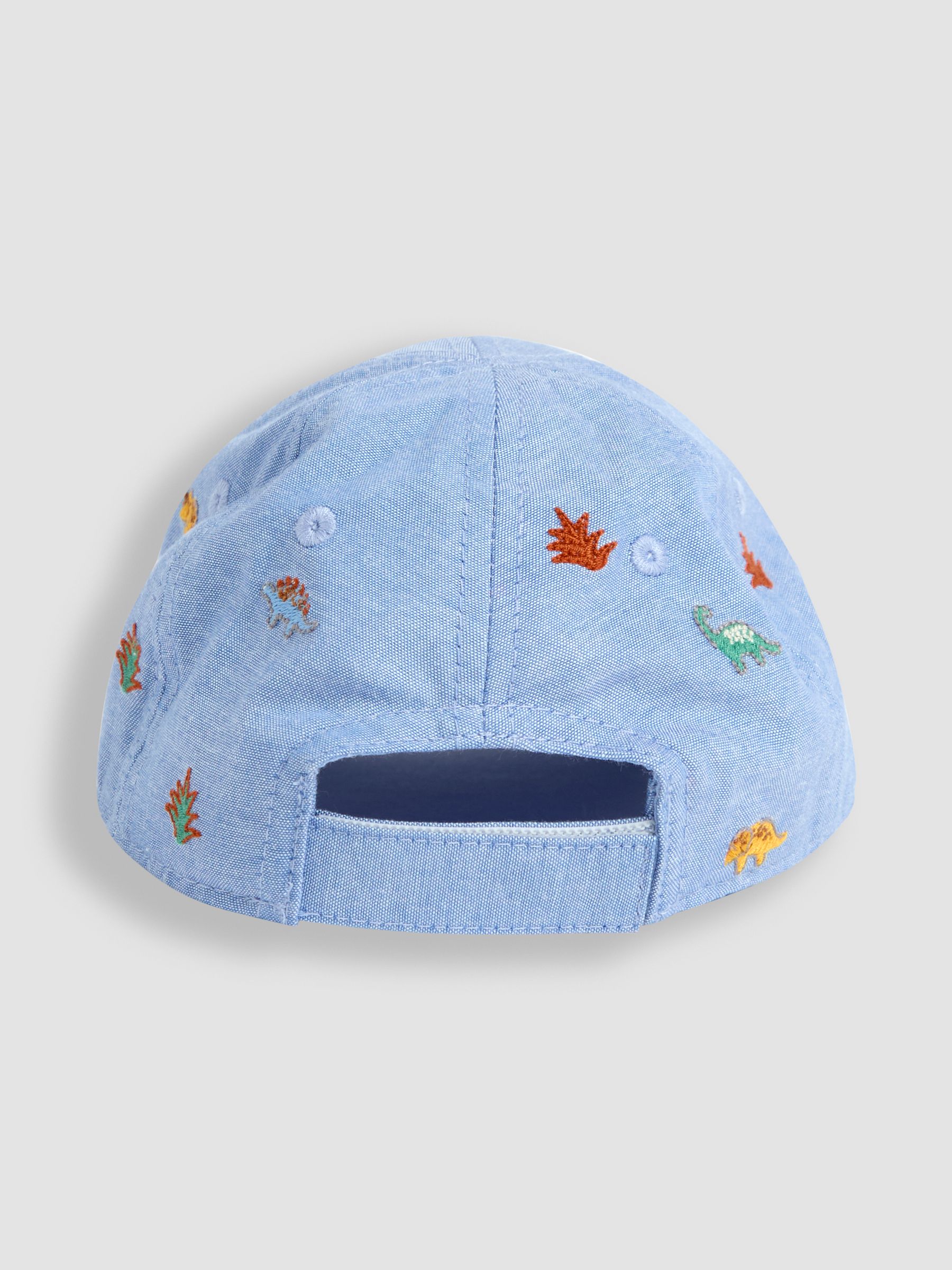 Denim Embroidered Cap