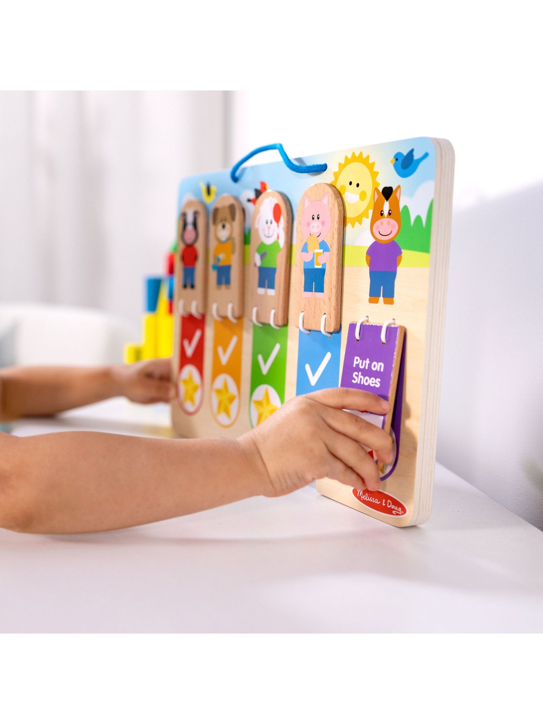 Melissa & Doug No Colour Daily Routines Chart