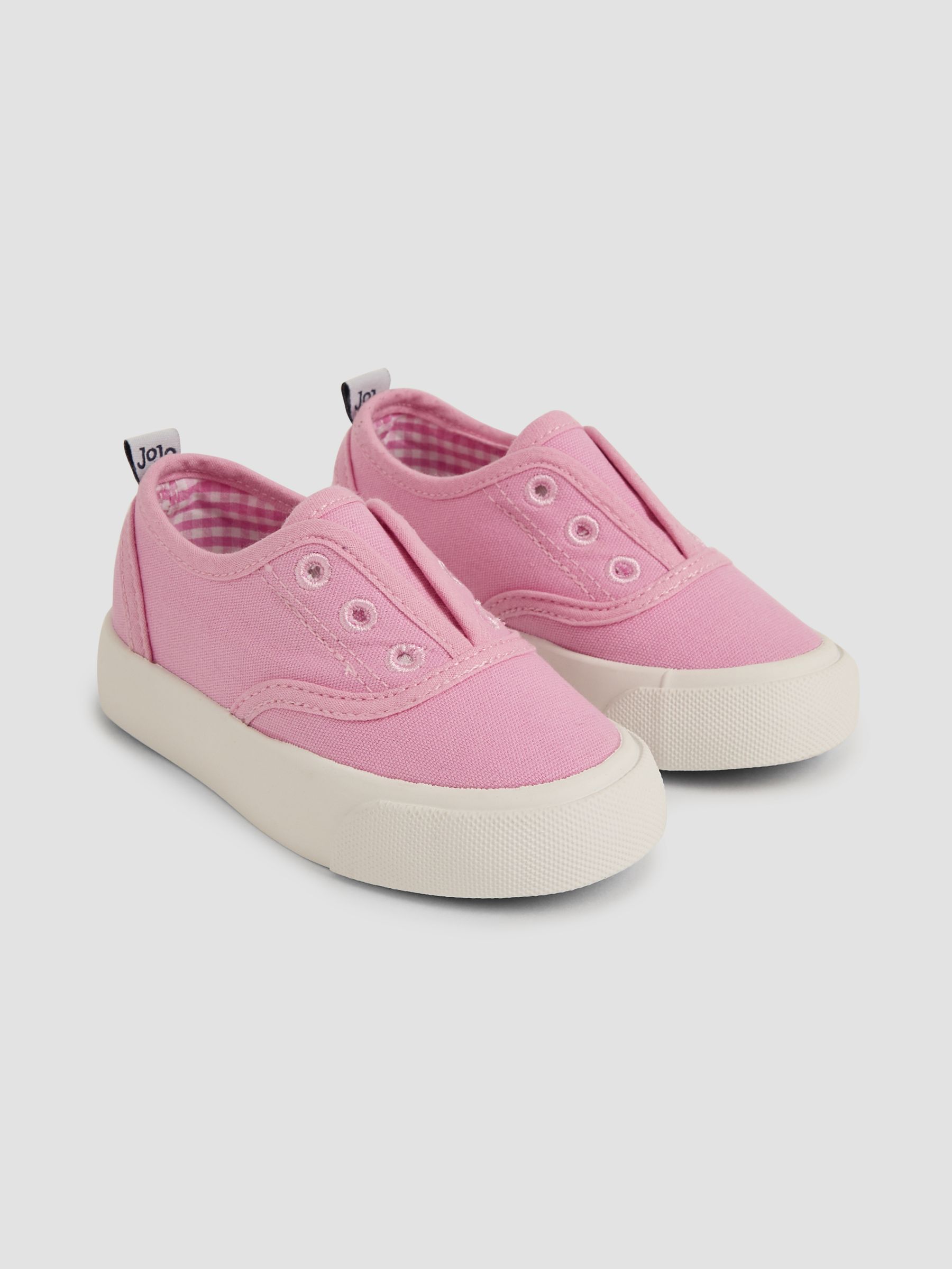 Pink Canvas Plimsole Shoes