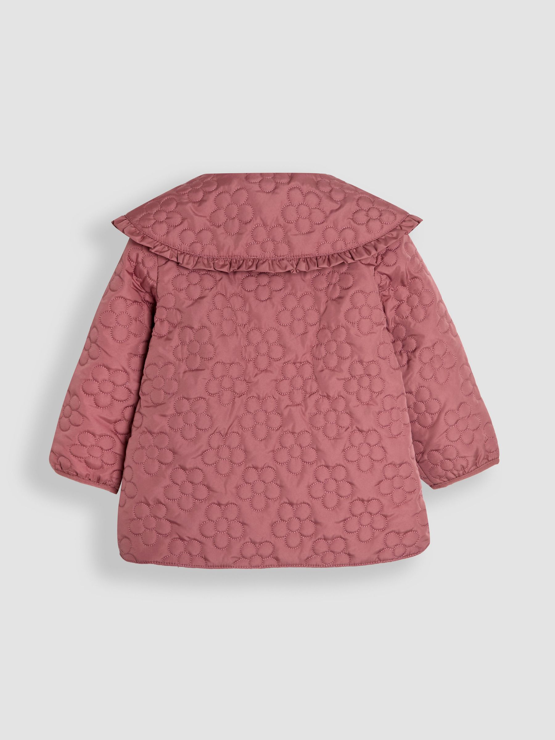 Pink Floral Quilted Jacket