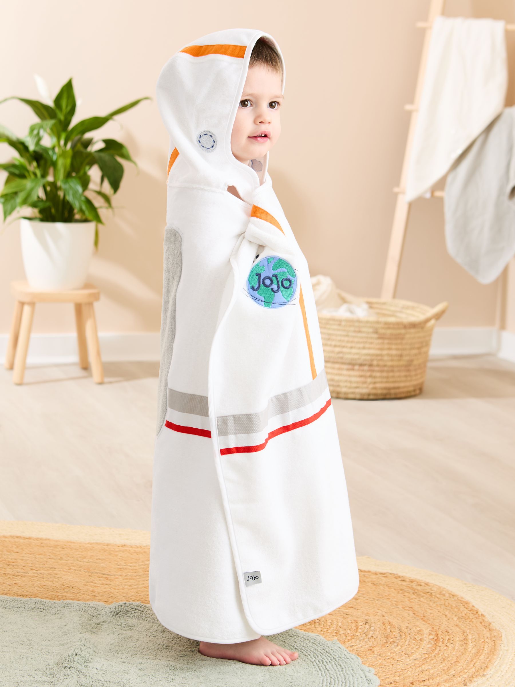 Space Astronaut Large Hooded Towel
