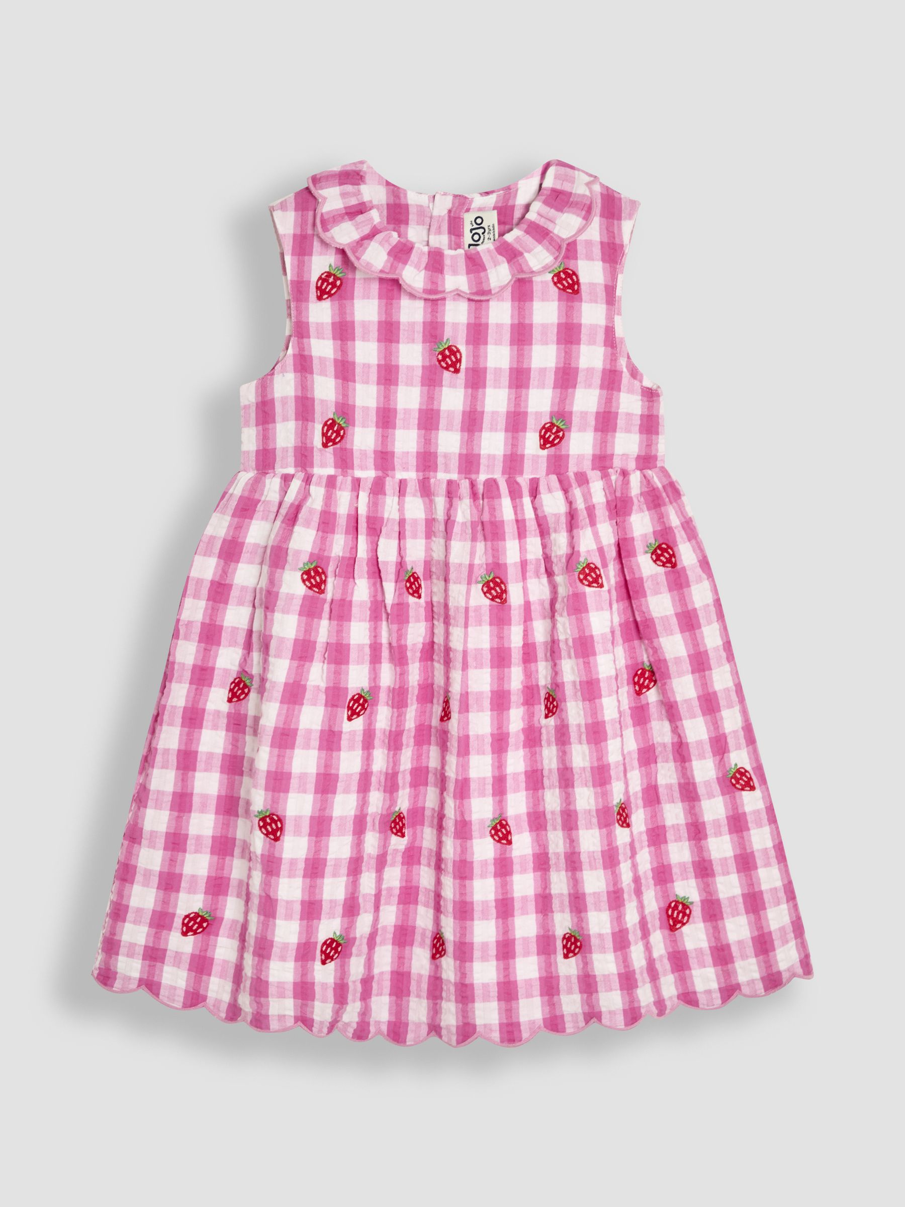 Yellow Bunny Embroidered Summer Dress