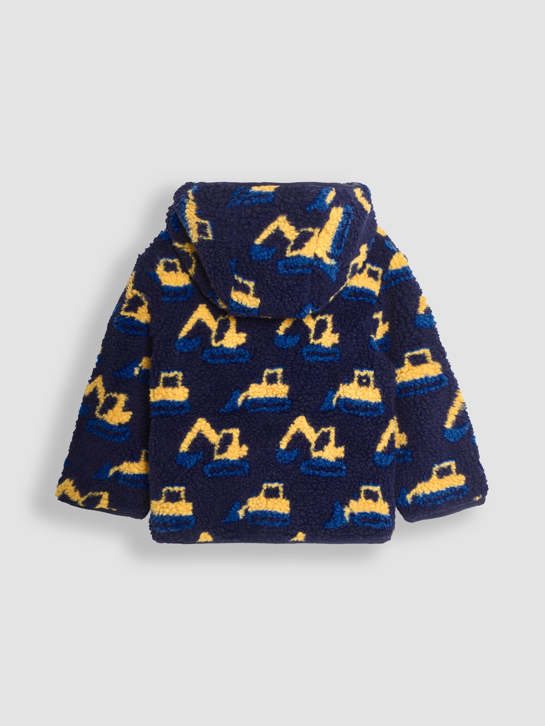 Navy Blue Digger Lined Teddy Fleece