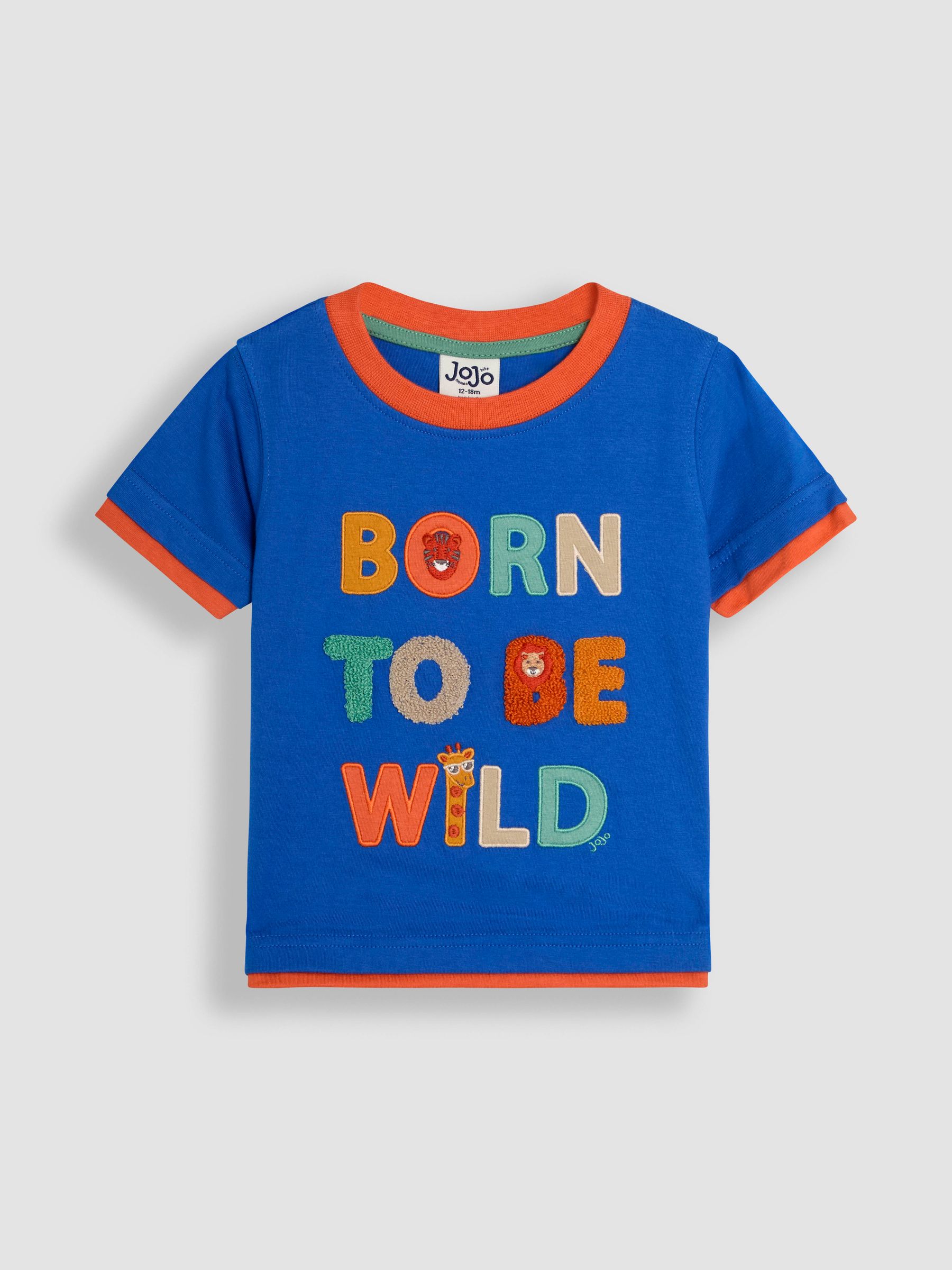 Denim Born To Be Wild Boucle 100% Cotton T-Shirt