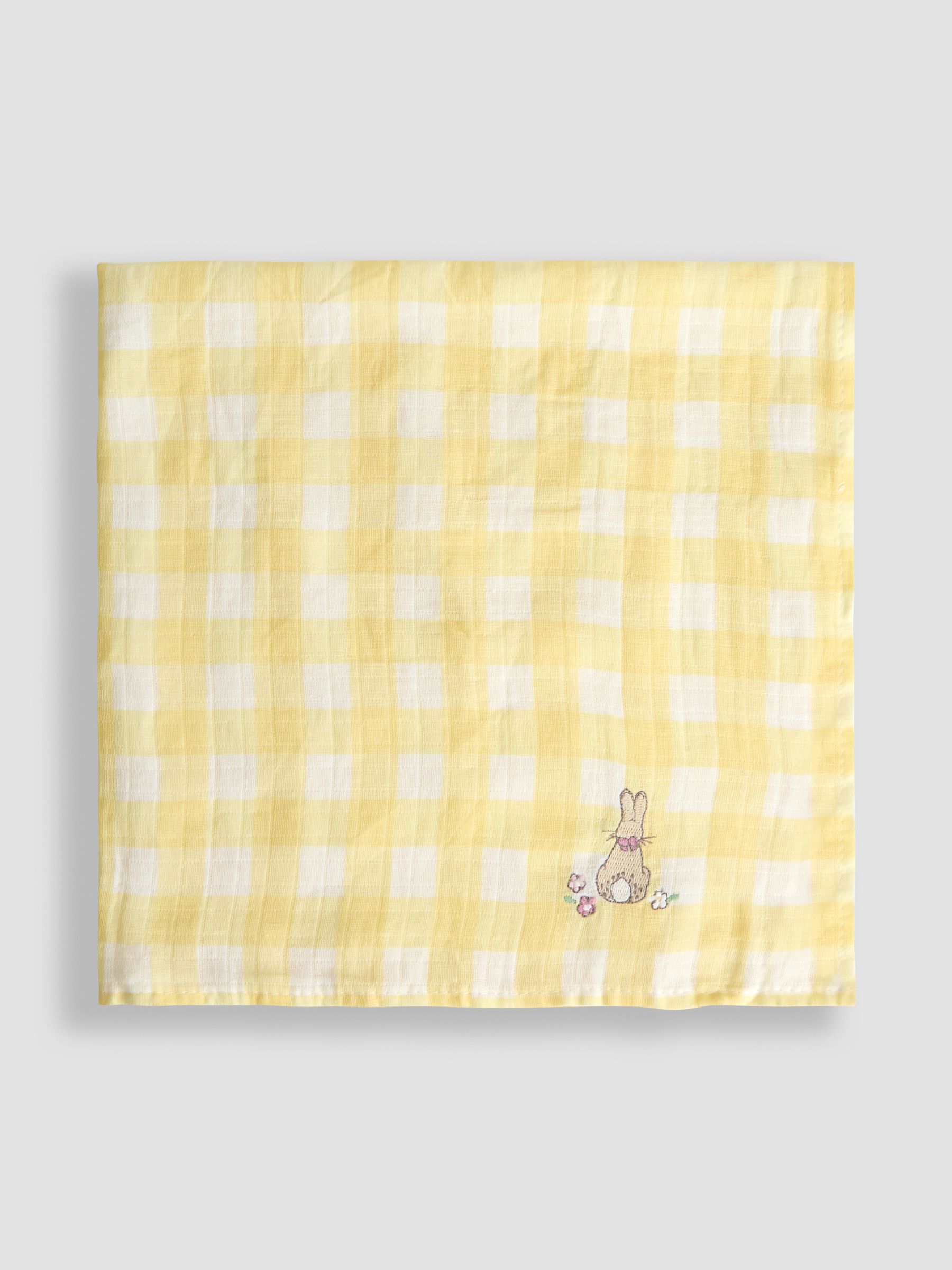 5-Pack Flopsy Bunny Embroidered Muslins