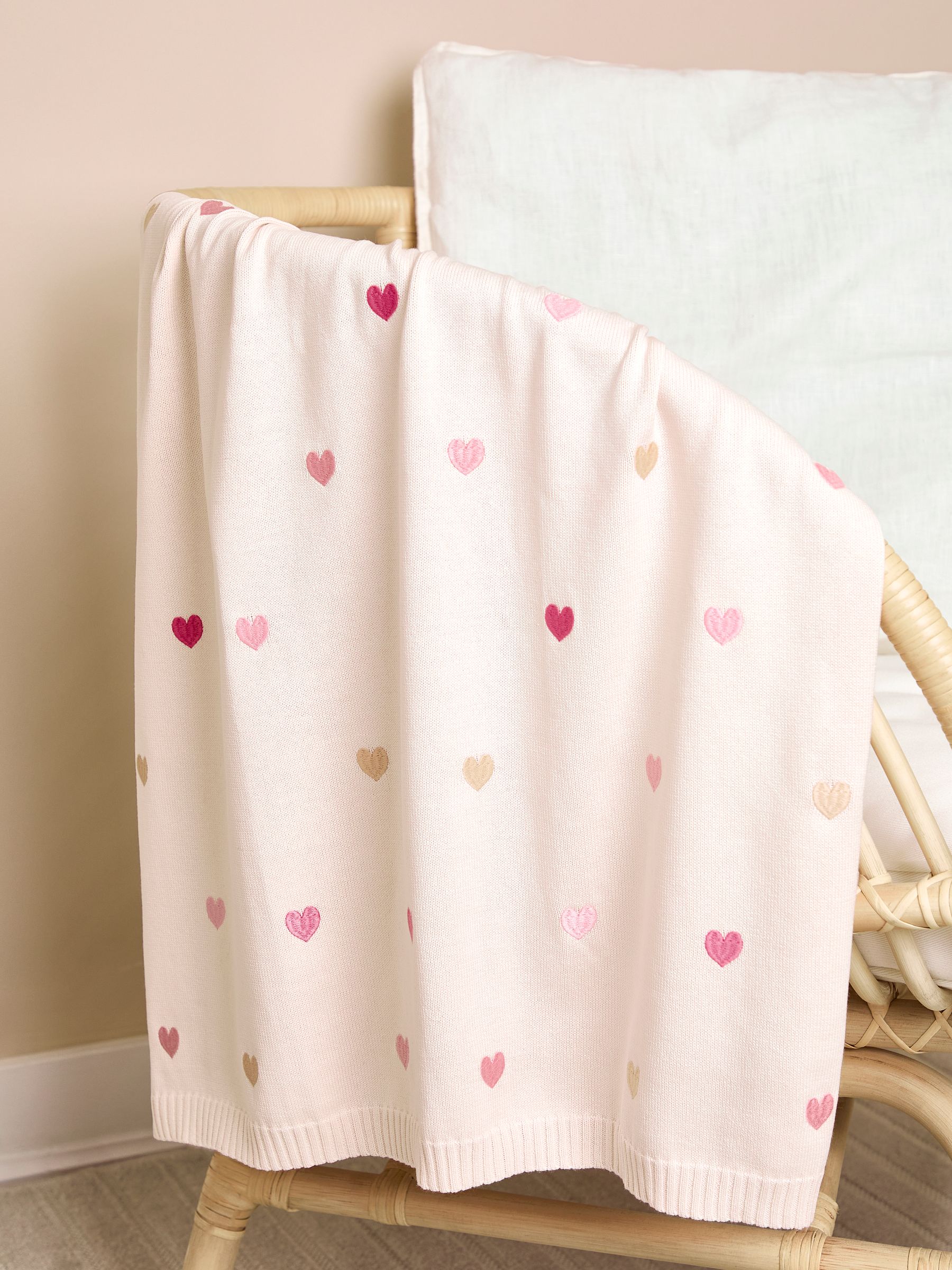Heart Embroidered Shawl