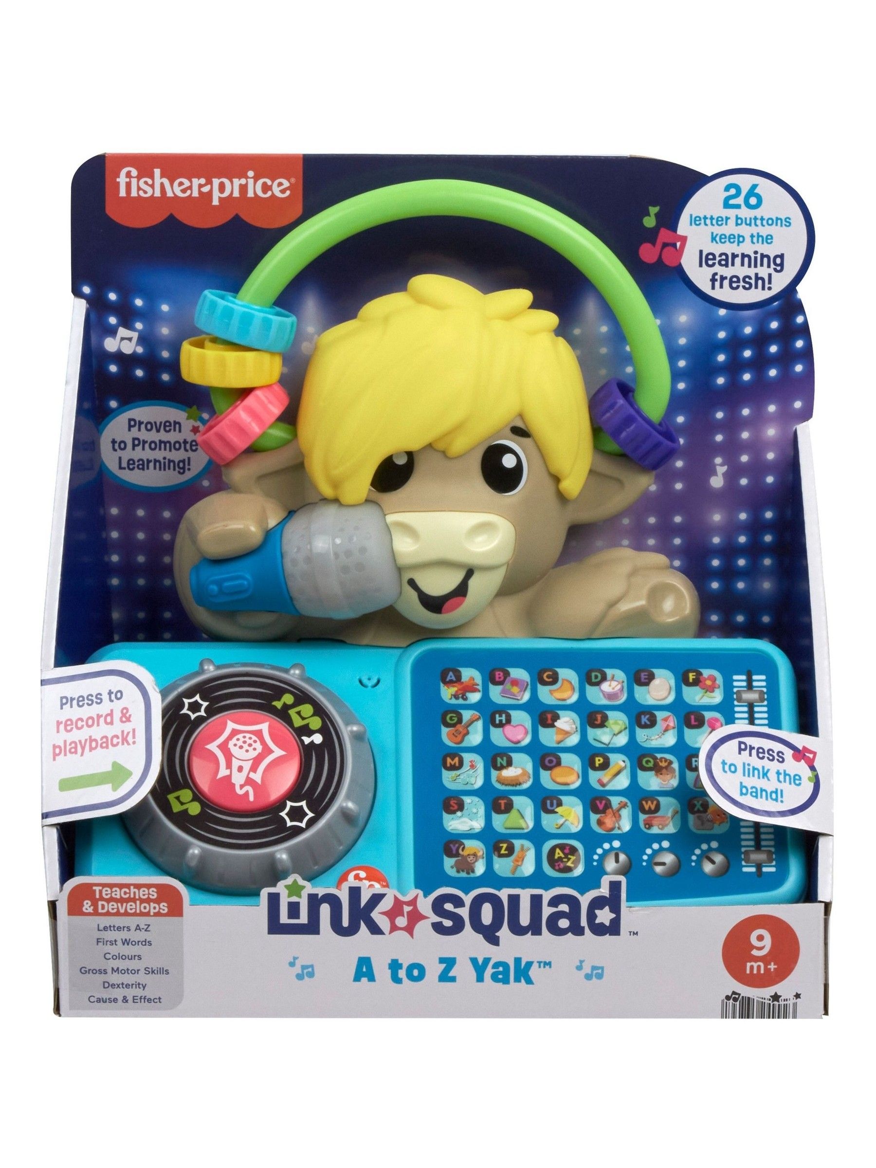 Fisher Price No Colour Link Squad First Words Yak