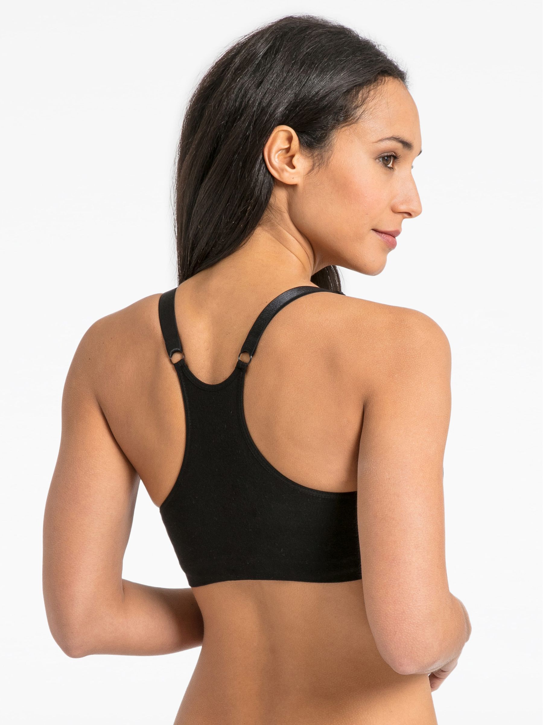 White Cotton Rich Seamless Maternity & Nursing Bra