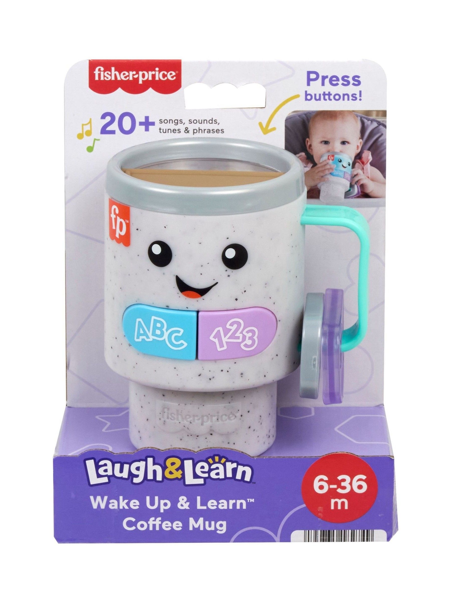 Fisher Price Wake Up And Learn Coffee Mug
