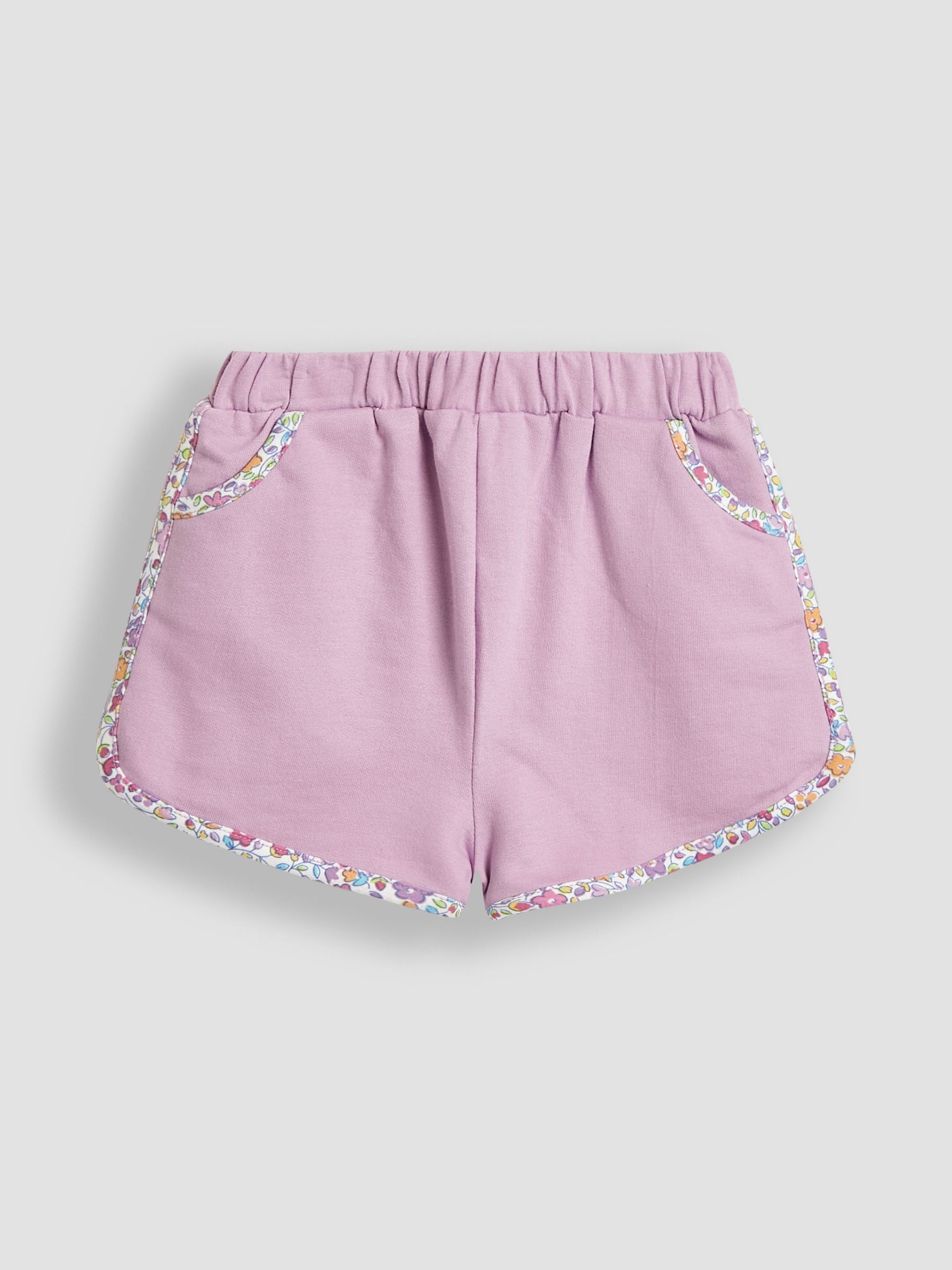 Lilac Purple Ditsy Floral 2 Pack Sporty Shorts