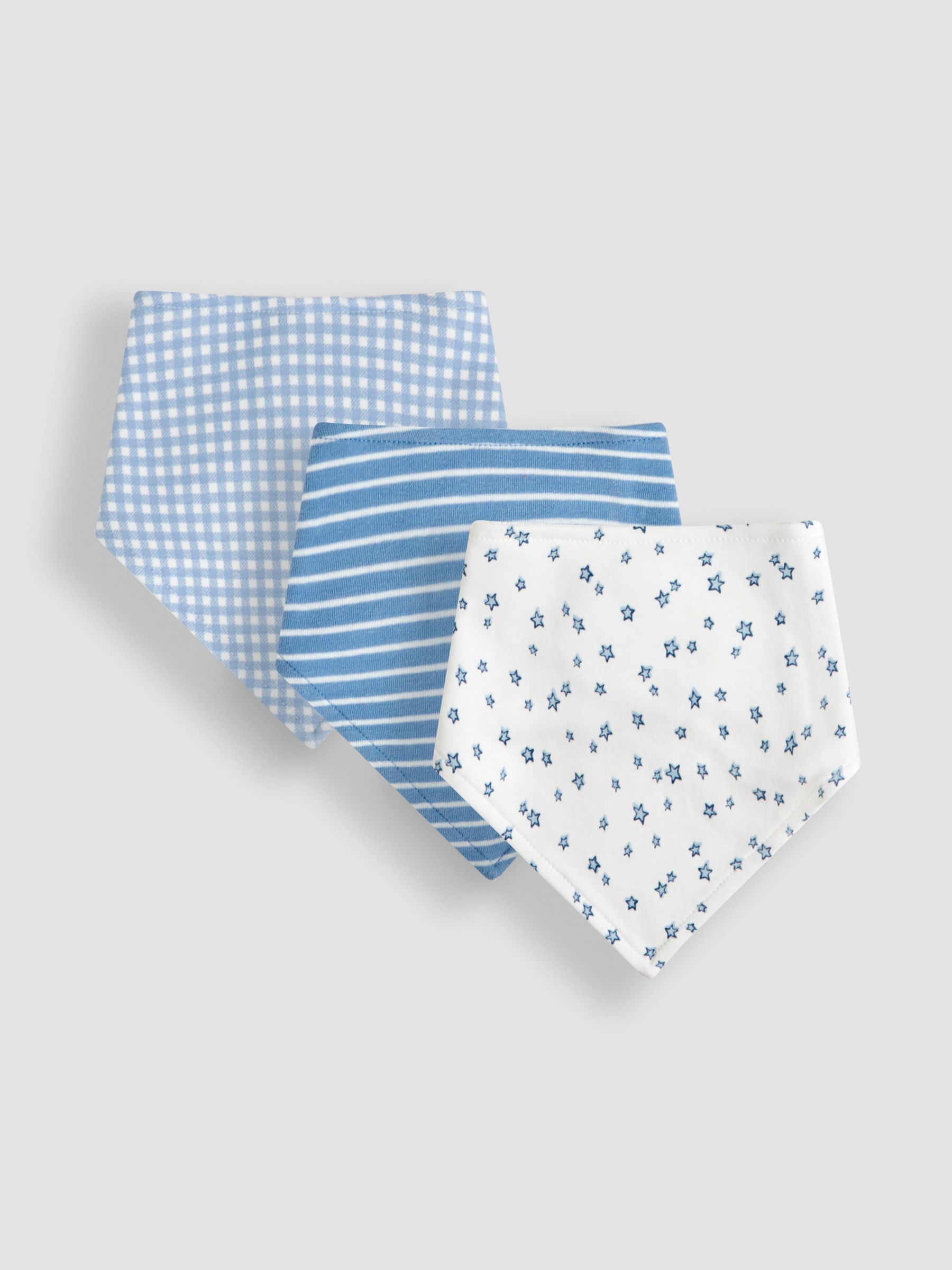 Blue 3-Pack Dribble Bibs