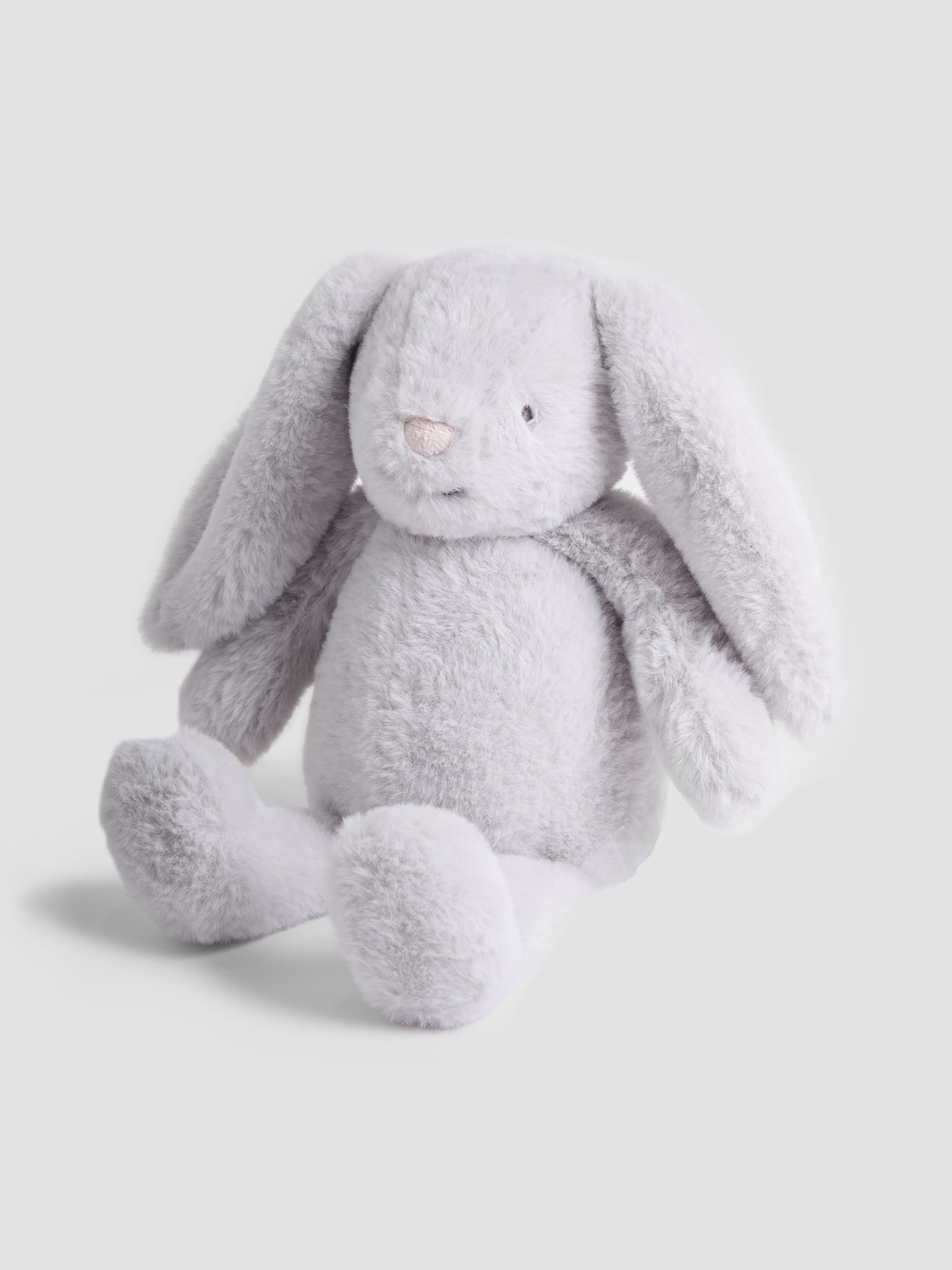 Grey Mabel Bunny Soft Toy Medium